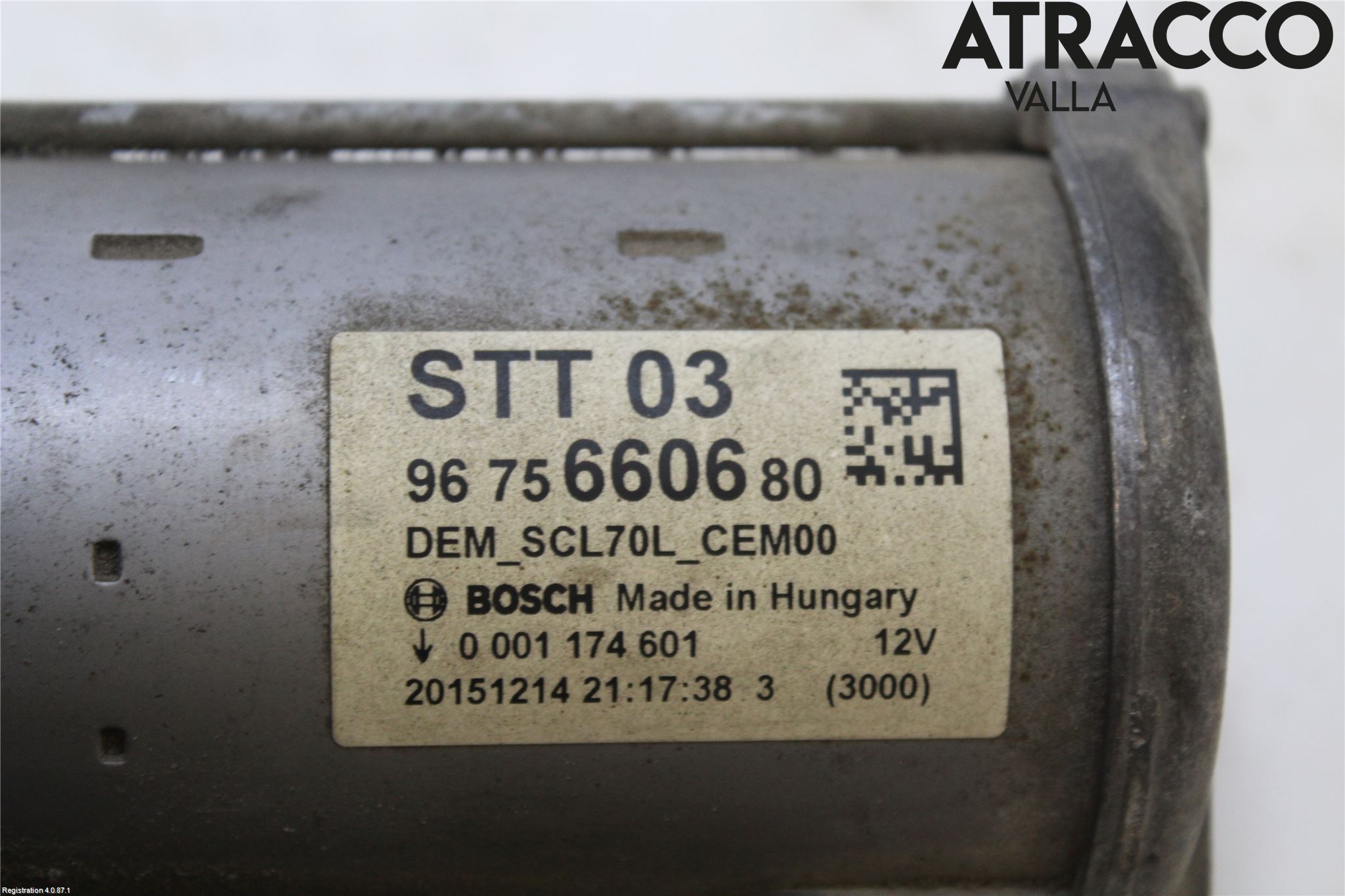 Peugeot PARTNER 16-18 Startmotor Diesel