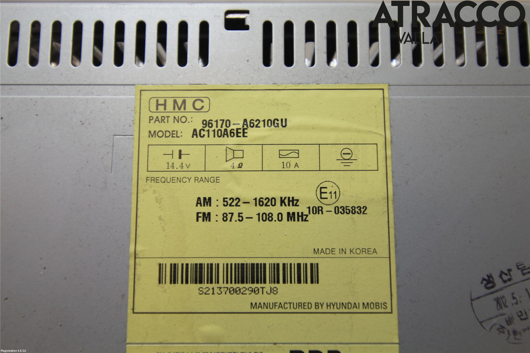 Hyundai i30 GD 13-17 Stereo Radio Med Cd