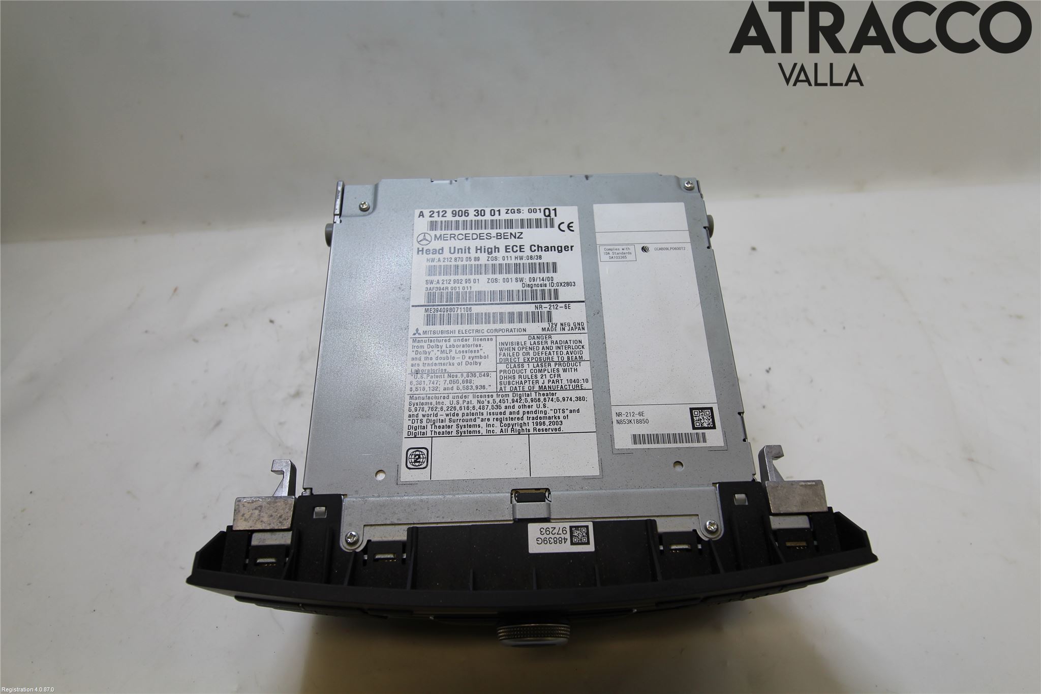 Mercedes-Benz MB E-KLASS (W212) 09-16 Stereo Radio Med Cd