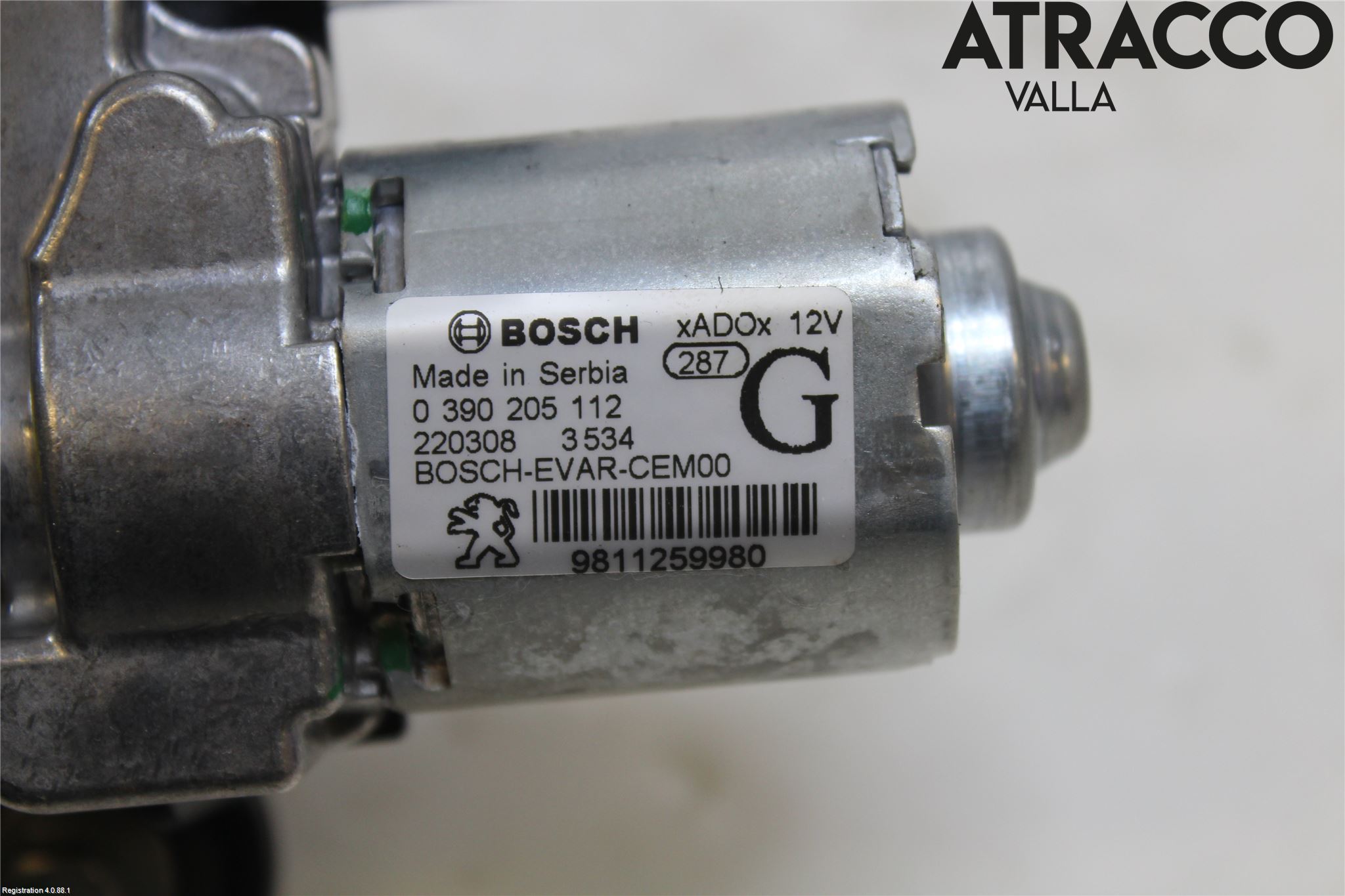 Citroen COTROEN C3 17-24 Viskermotor Bakluke