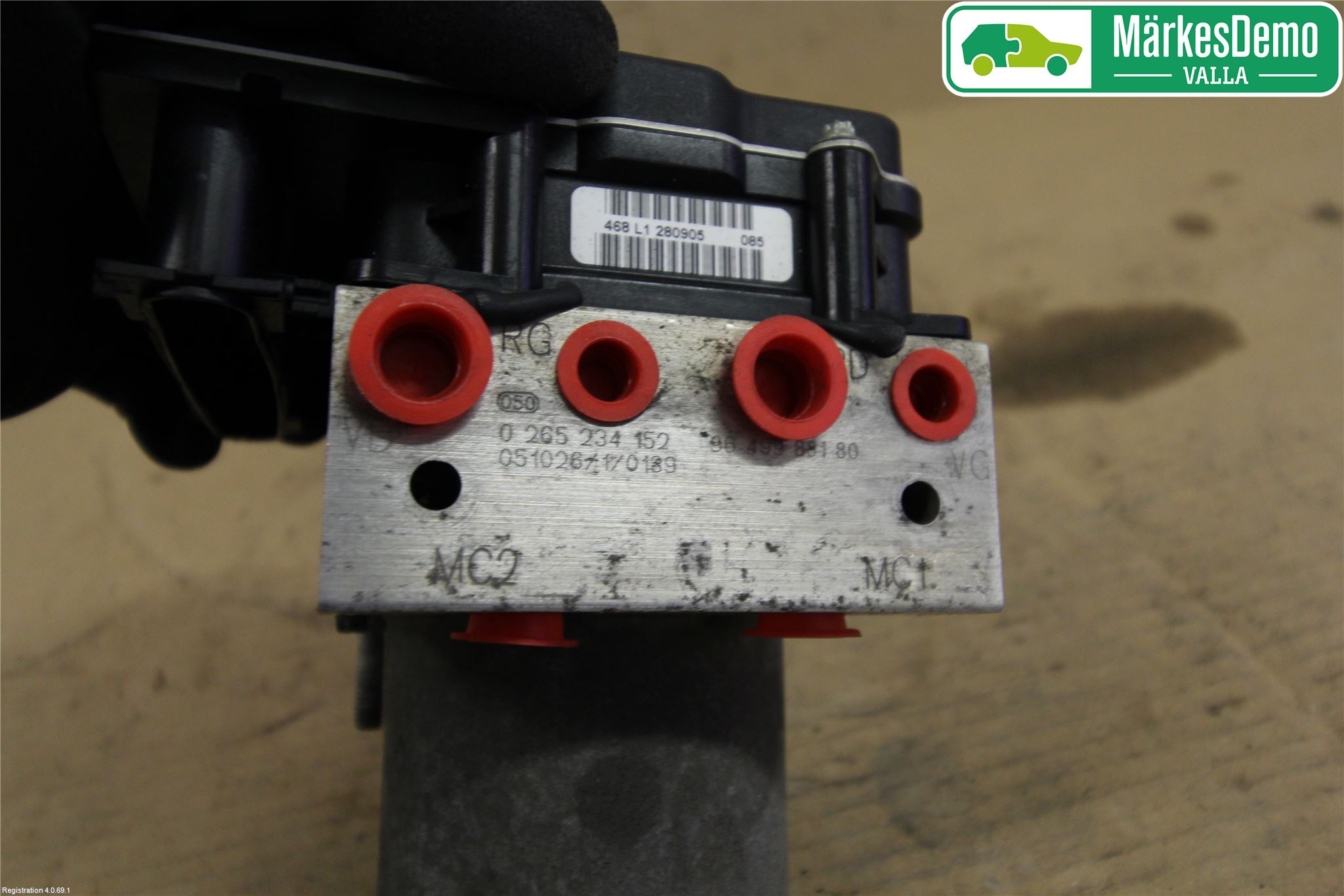 Peugeot 307     05-08 Abs Hydraulikkaggregat