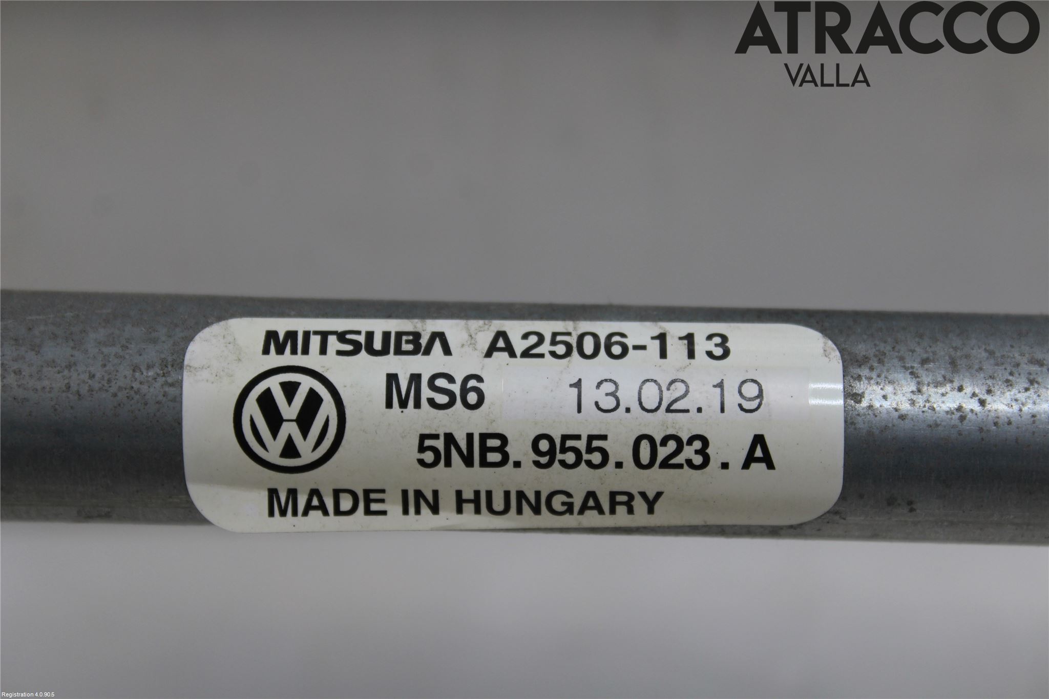 Volkswagen VW TIGUAN 16-24 Viskeroverføring Frontrute