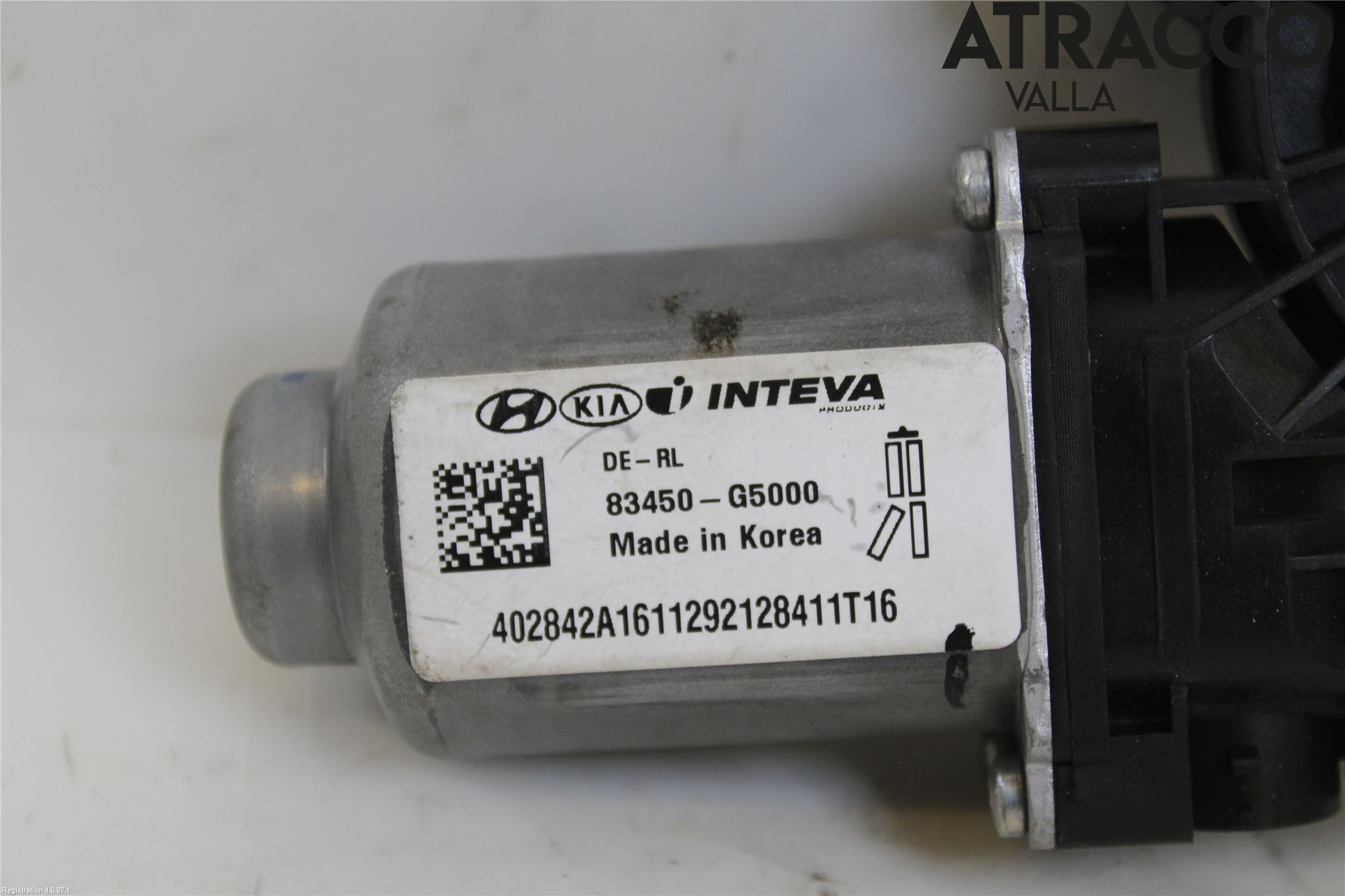 Kia NIRO (DE) 17-22 Vindusheismotor