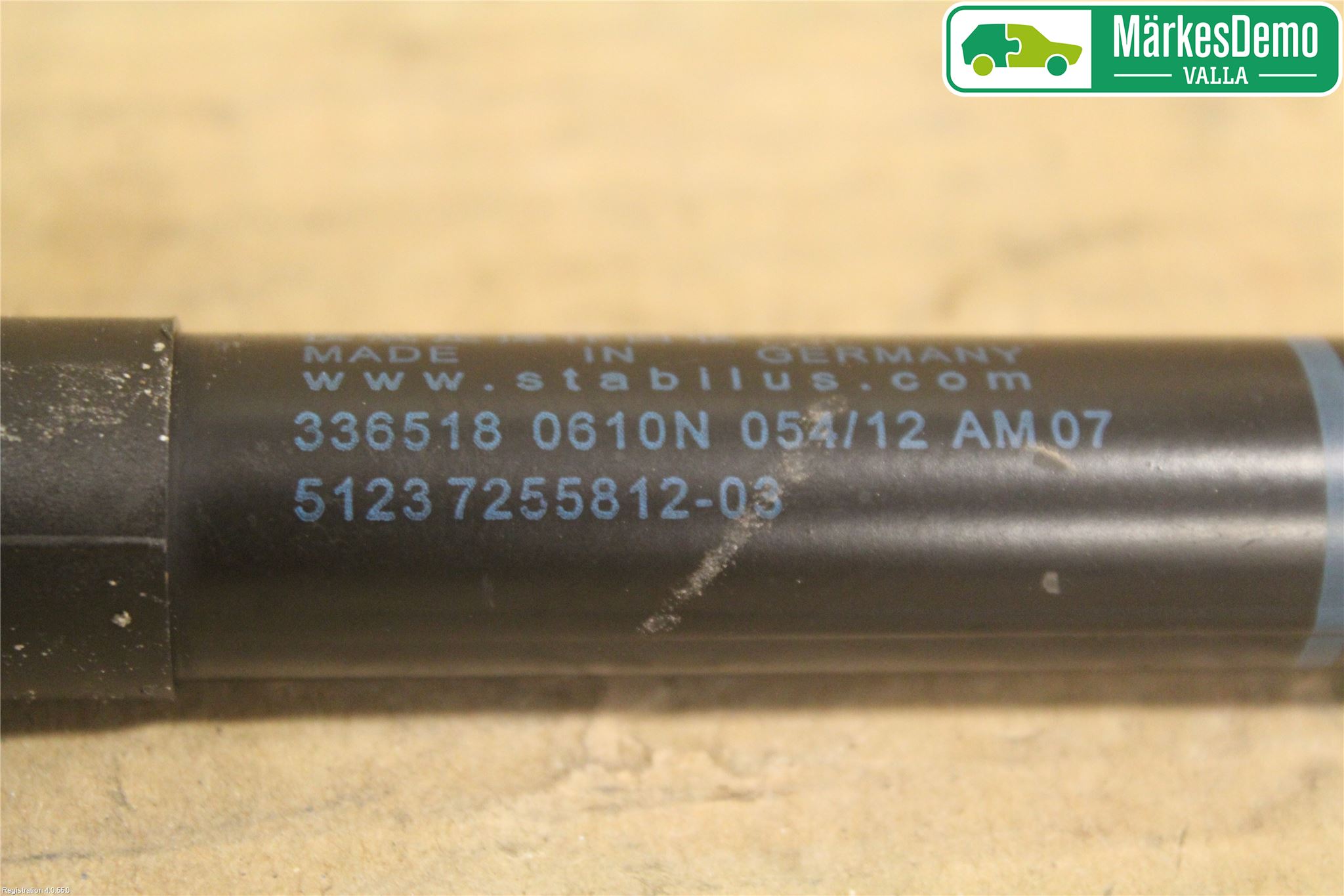 BMW 3 F30/F31/F80 12-19 Panser Demper-Gassfjær