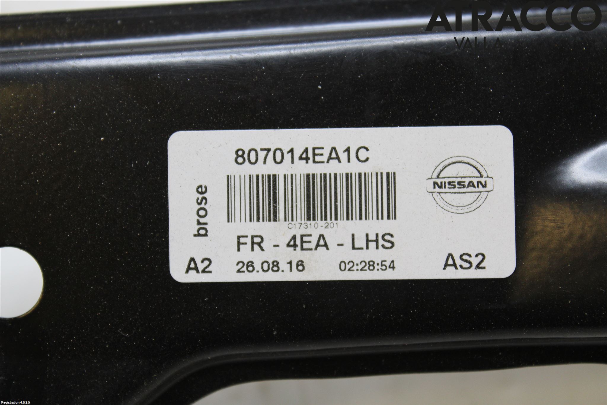 Nissan QASHQAI 14-17 Vindusheis El Komp