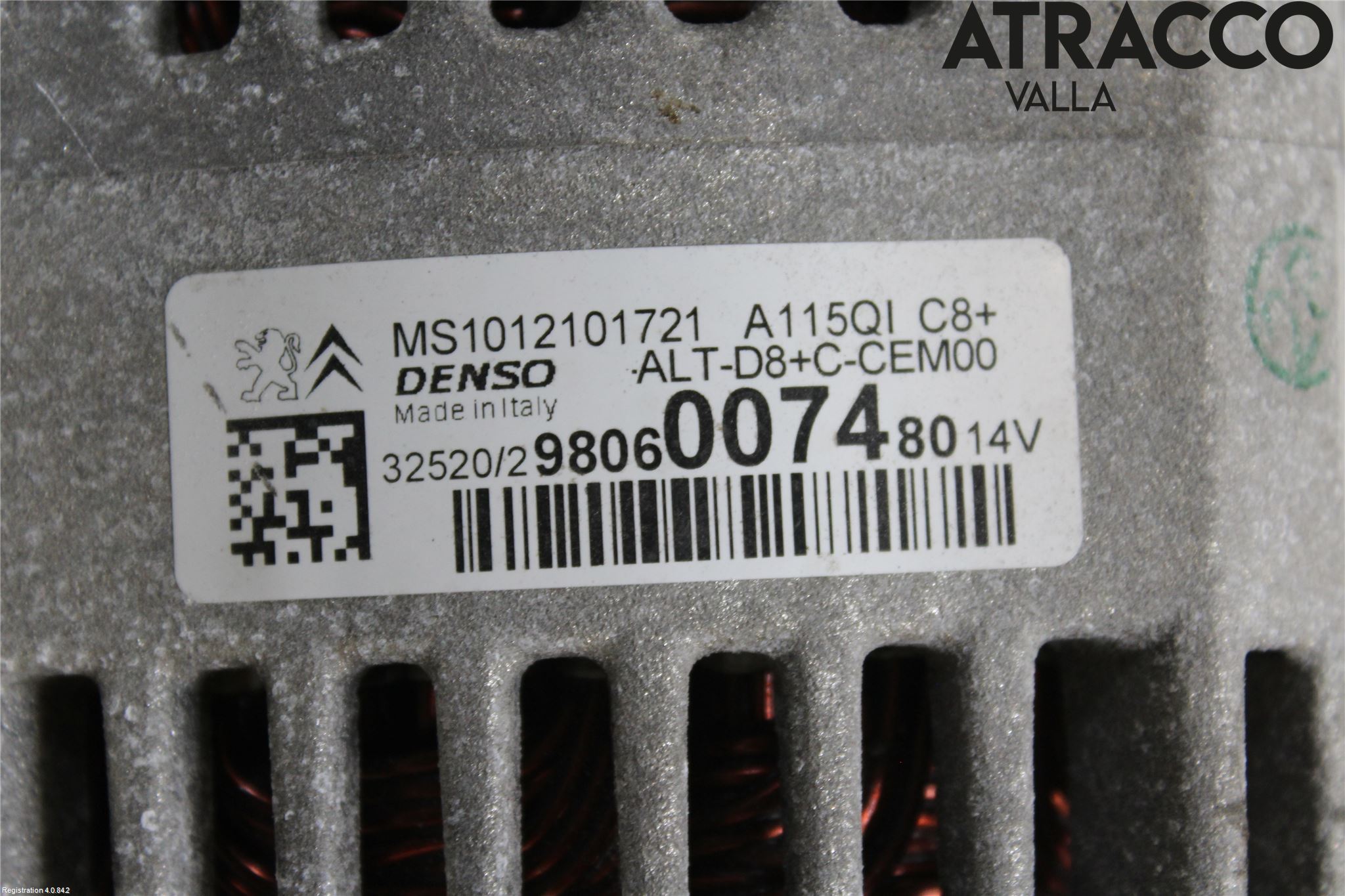 Peugeot 208 12-15 Dynamo