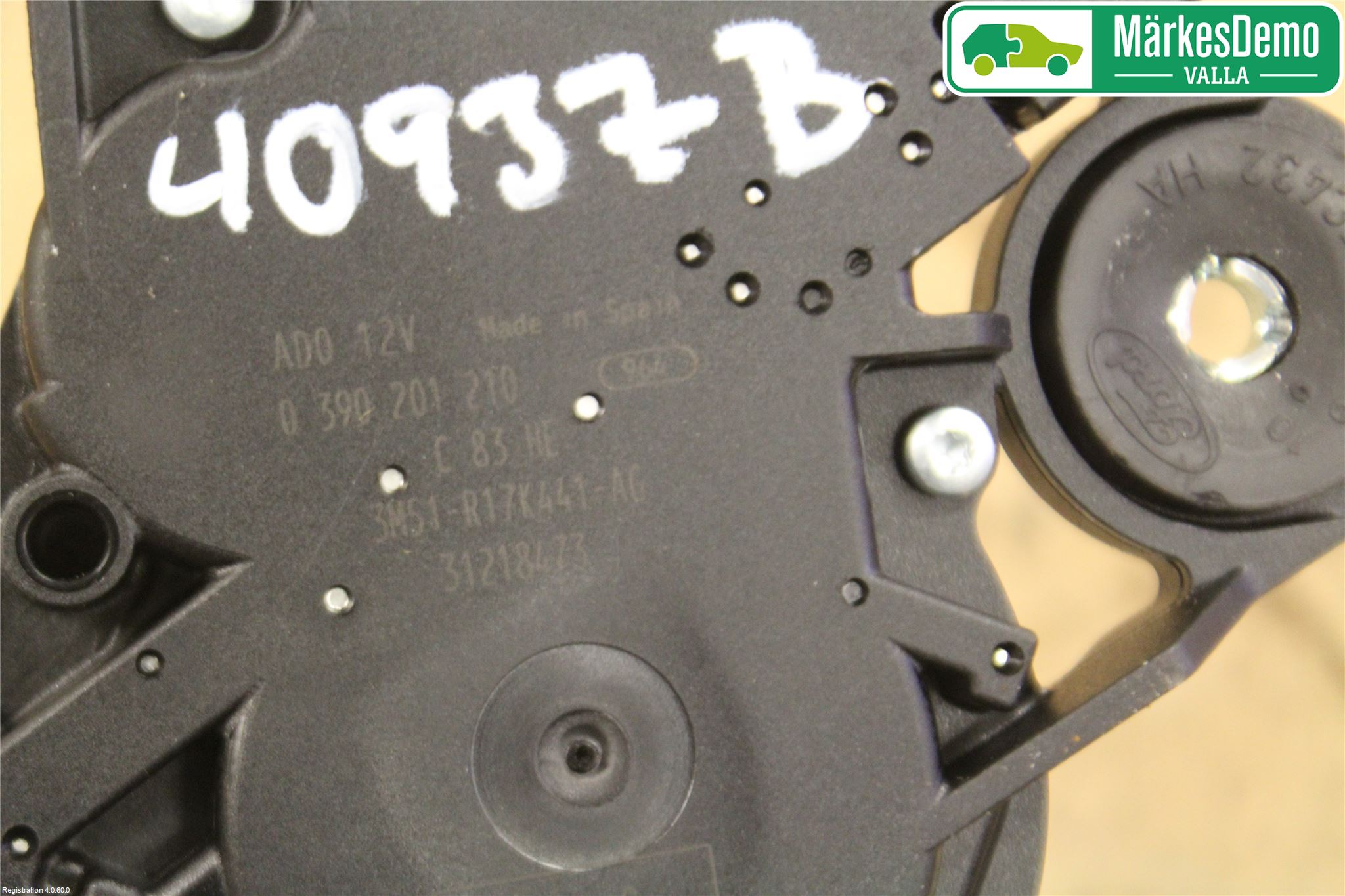 Volvo V50 08-12 Viskermotor Bakluke