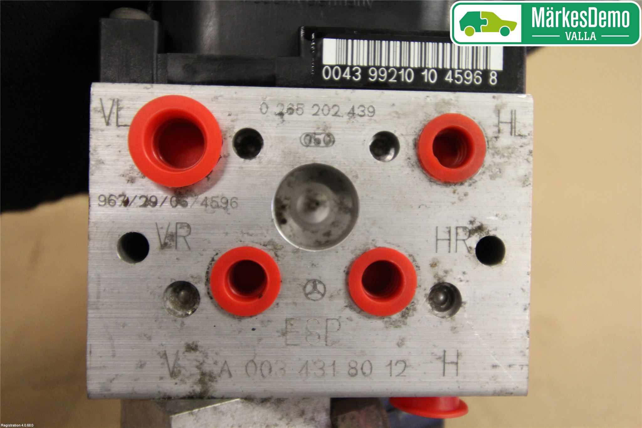 Mercedes-Benz MB S-KLASS (W220)  99-05 Abs Hydraulikkaggregat