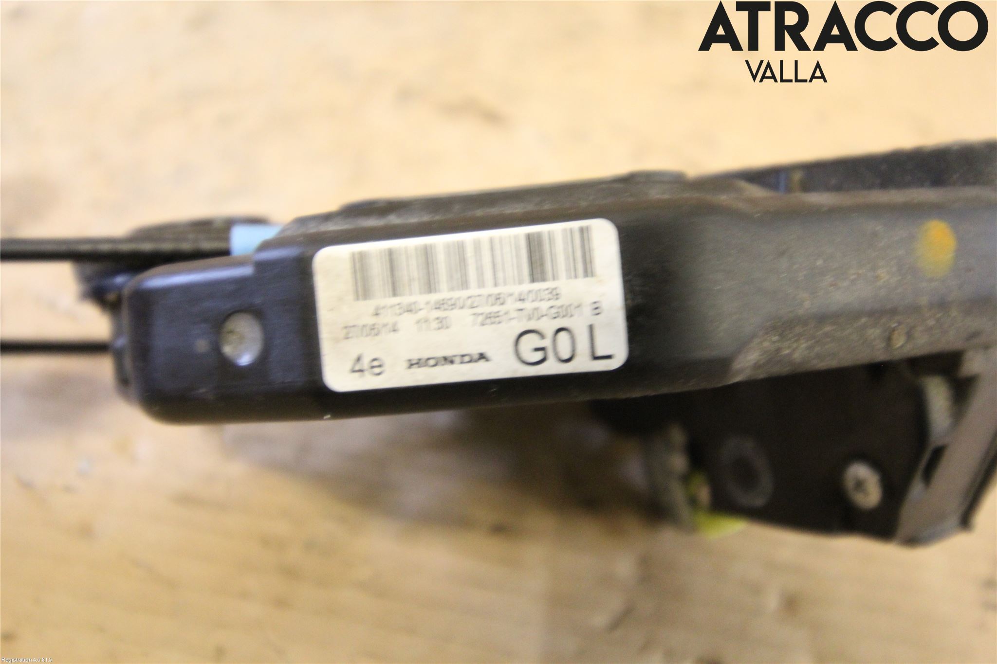 Honda CIVIC 12-16 Dørlås - Låsekasse