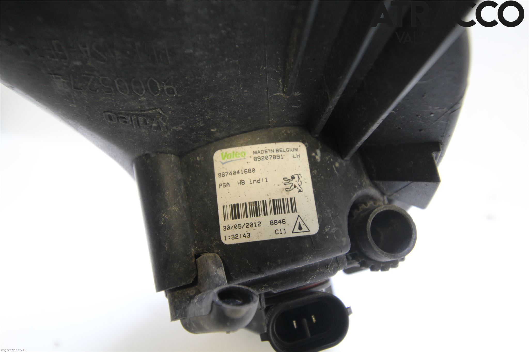 Peugeot 308 08-13 Frontlykt-Kurve-Tåkelys