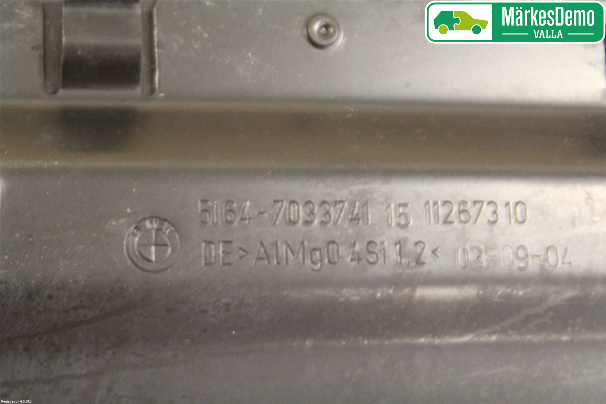 BMW 5 E60/61 Sed/Tou 02-10 Panserlåsplate-Bjelke
