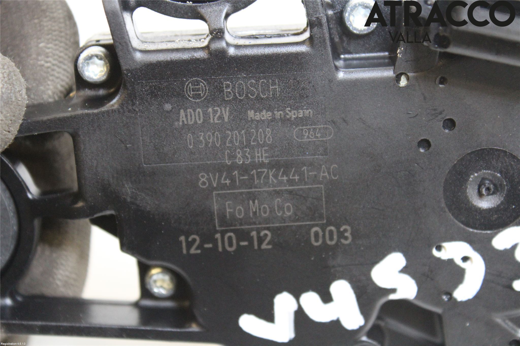 Ford KUGA 08-12 Viskermotor Bakluke