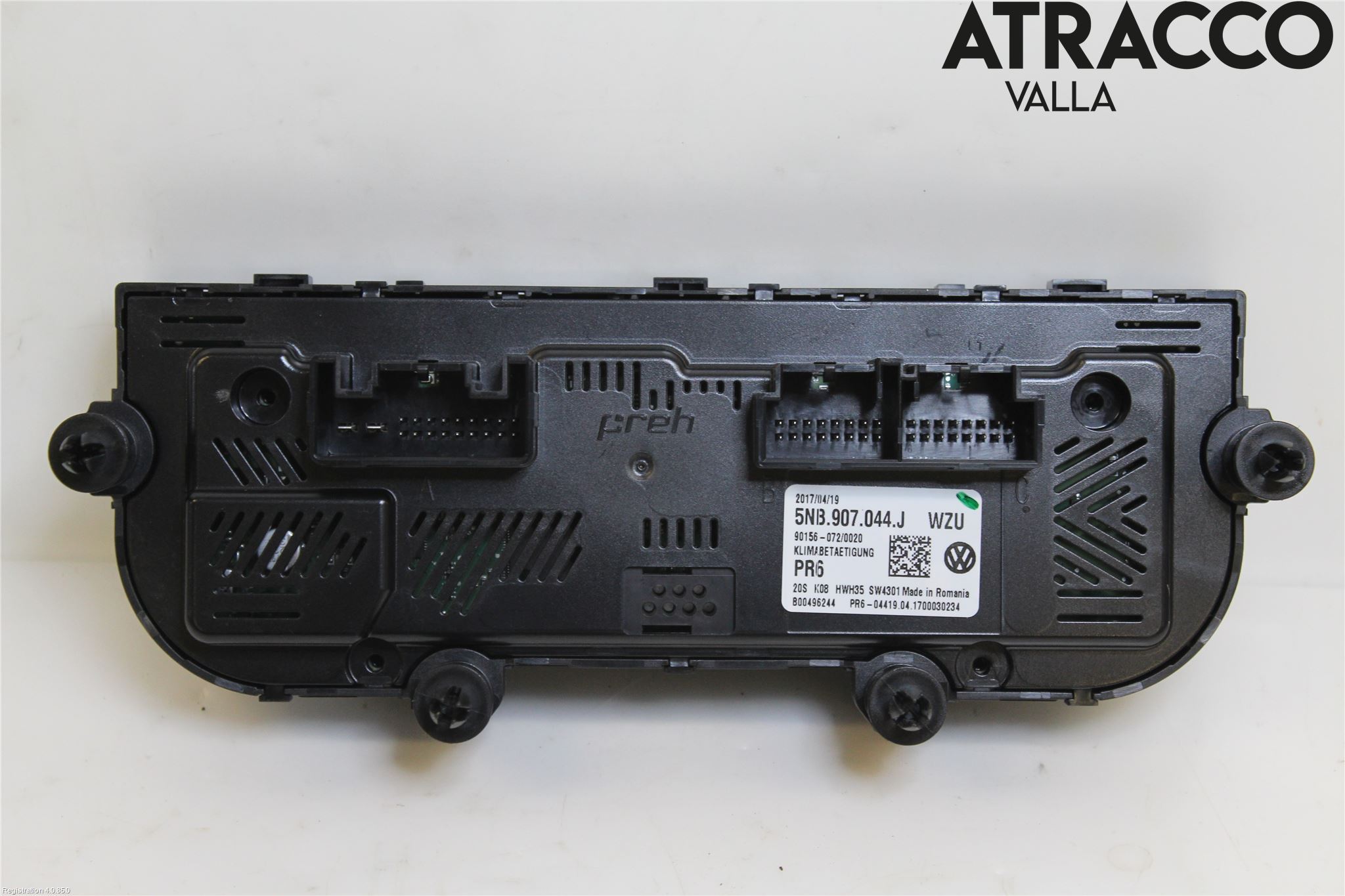 Volkswagen VW TIGUAN 16-24 Varme Ac Betjening-Display