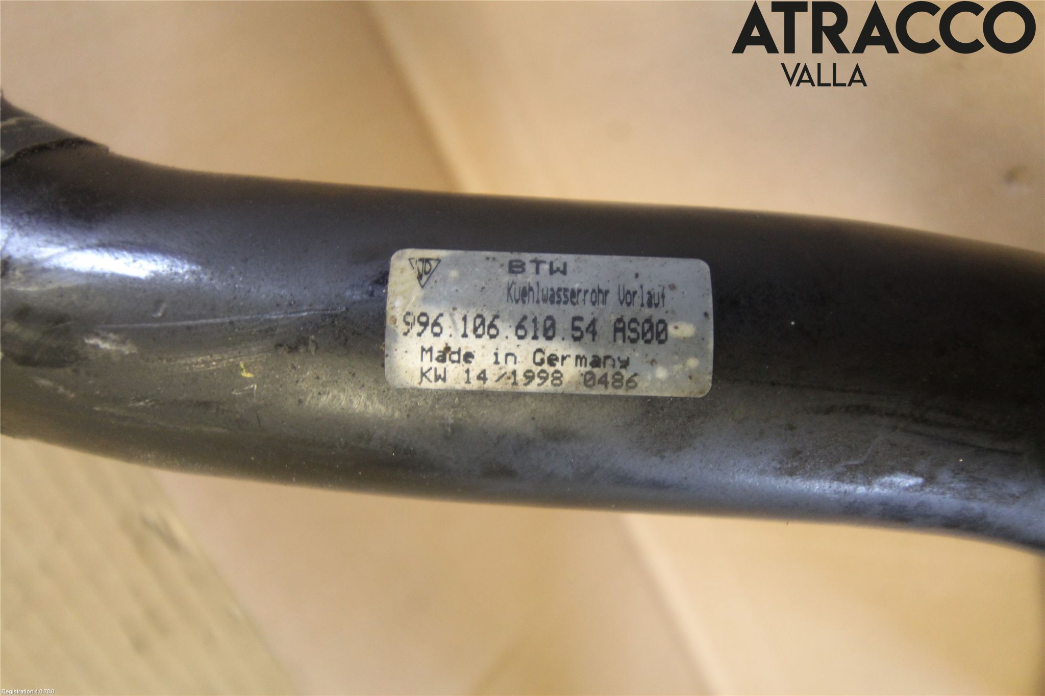 Porsche 911 (996) 98-05 Radiator Slange