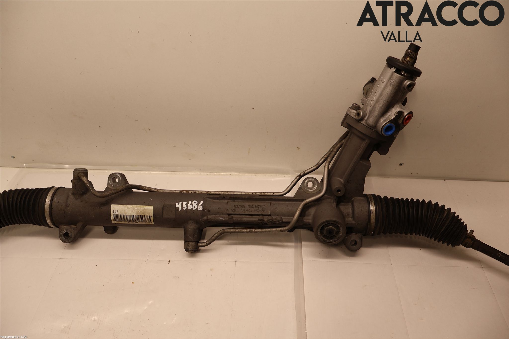BMW 5 E60/61 Sed/Tou 02-10 Servo Snekke - Tannstang