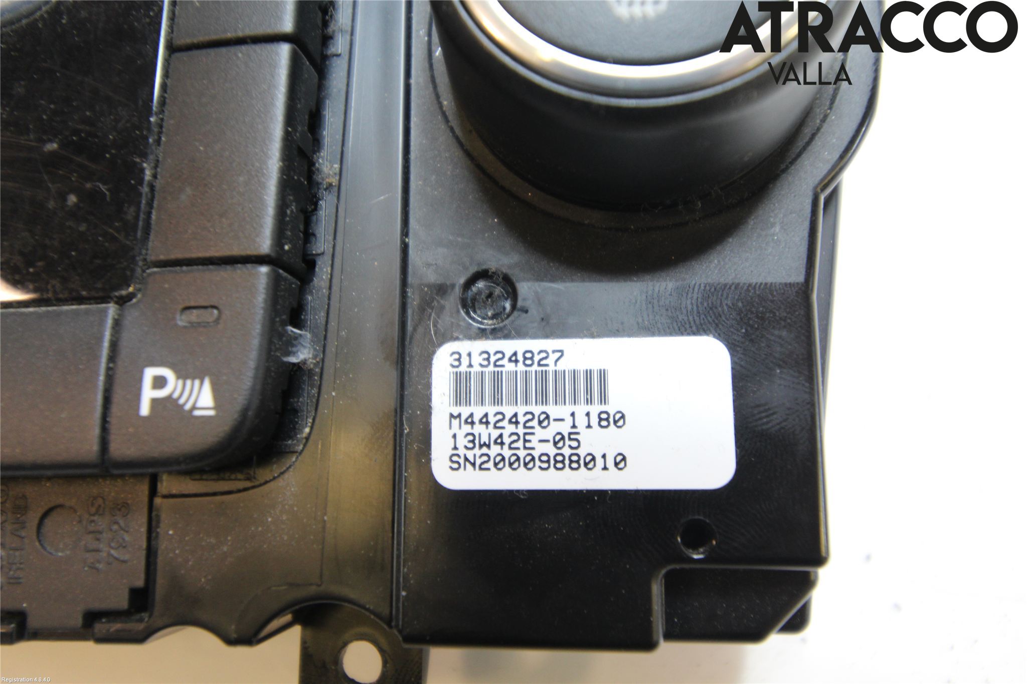 Volvo V60 14-18 Varme Ac Betjening-Display