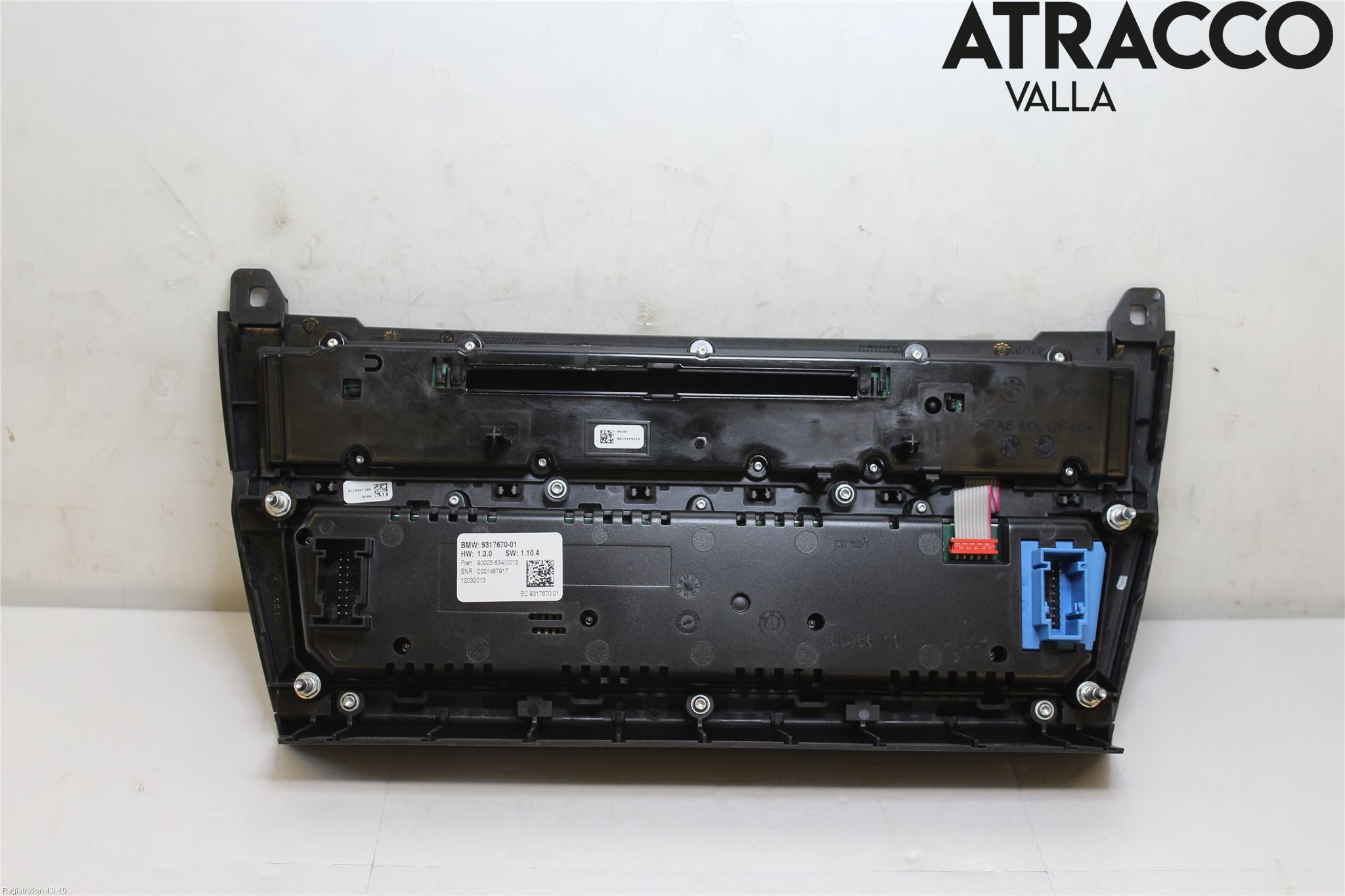 BMW 5 F10/F11/F18 09-17 Varme Ac Betjening-Display