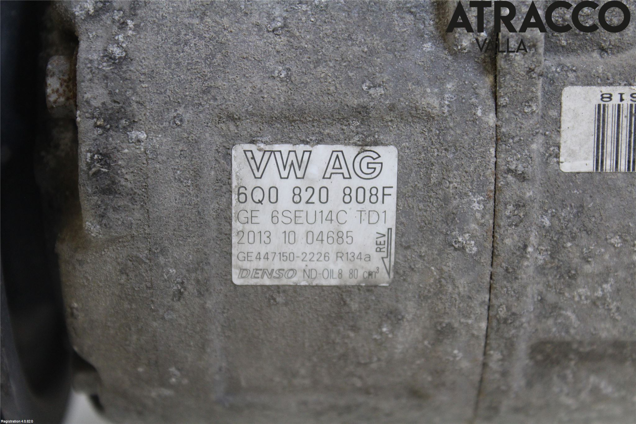Volkswagen VW POLO 10-17 Varme Ac Kompressor