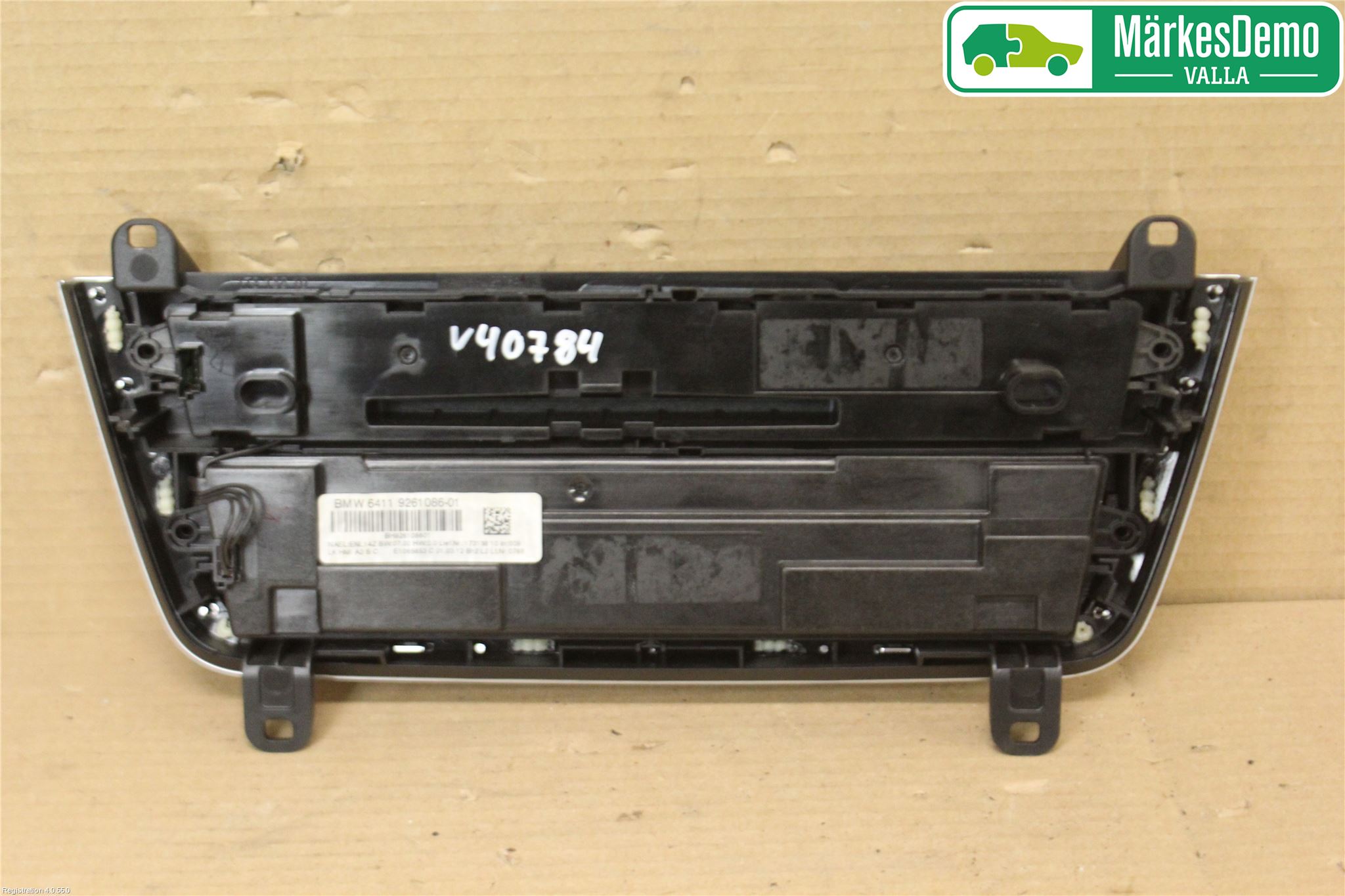 BMW 3 F30/F31/F80 12-19 Varme Ac Betjening-Display
