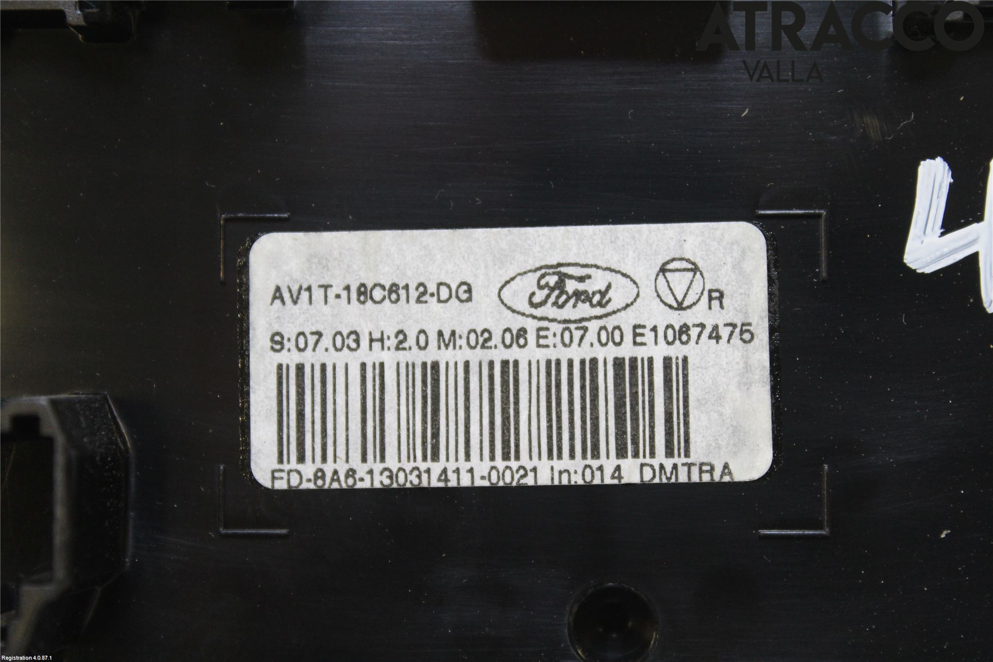 Ford B-MAX 12-17 Varme Ac Betjening-Display