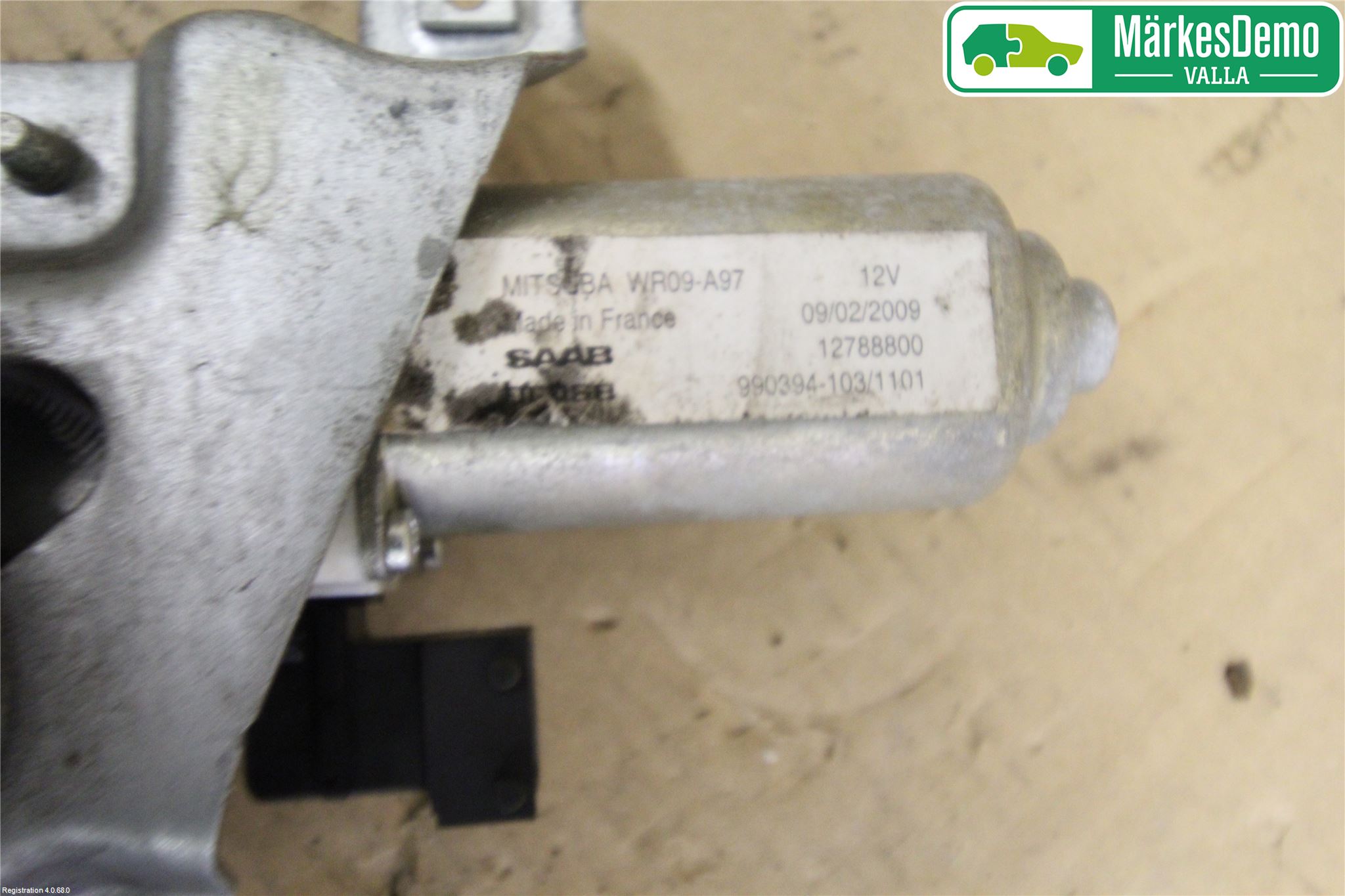 Saab 9-3 VER2/VER3 08-15 Vindusheis El Komp