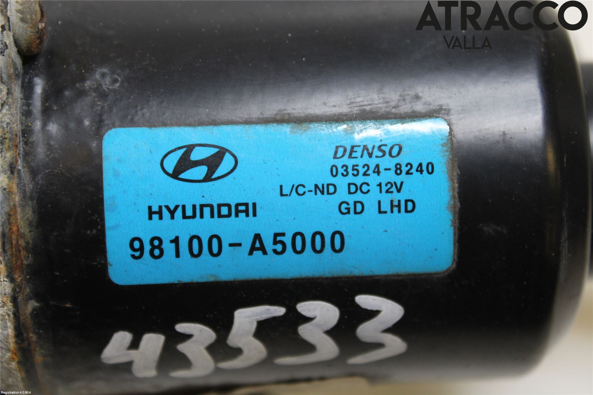 Hyundai i30 GD 13-17 Viskeroverføring Frontrute