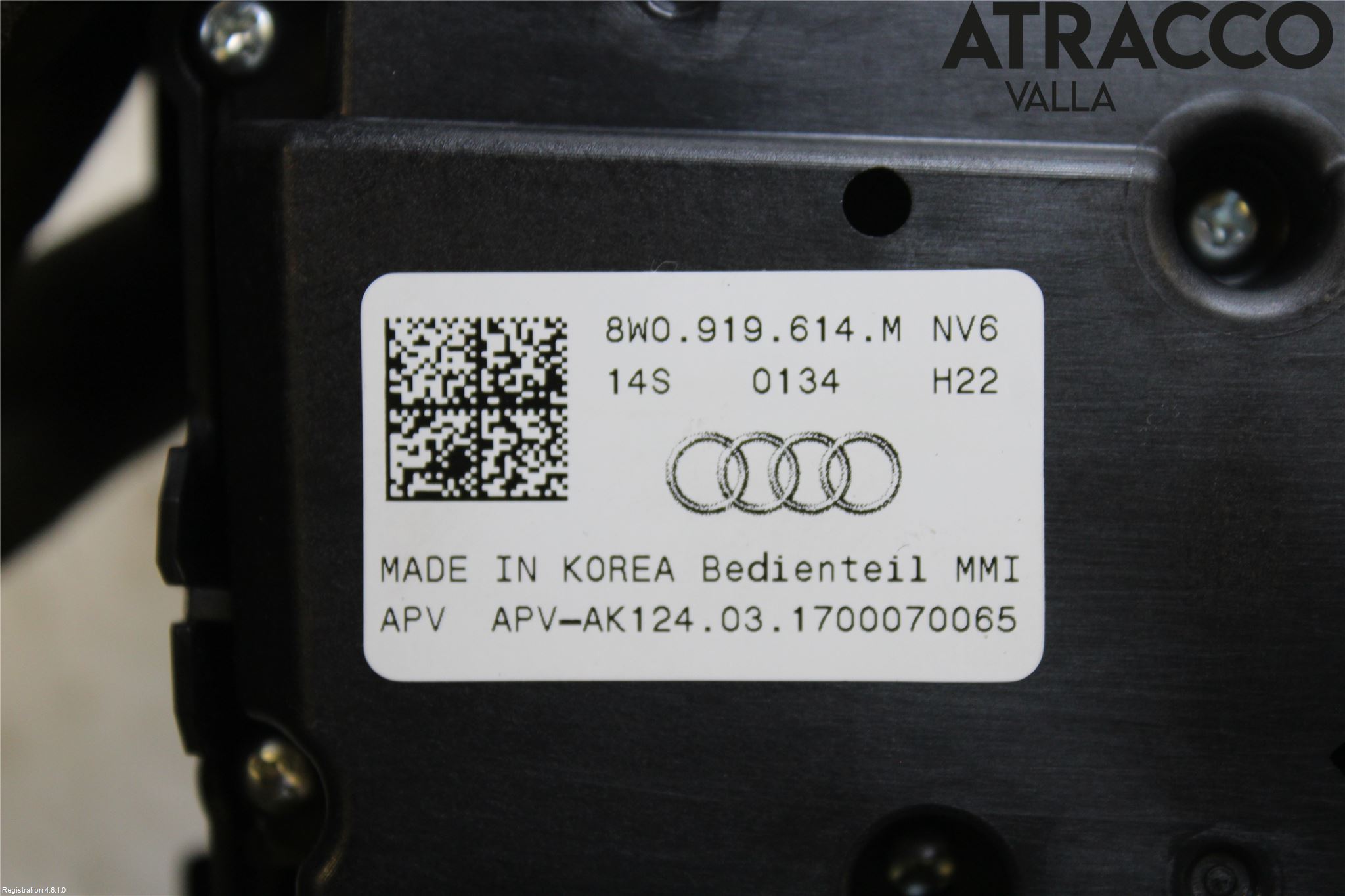 Audi A4/S4 B9 16-19 Bryter Multifunksjon