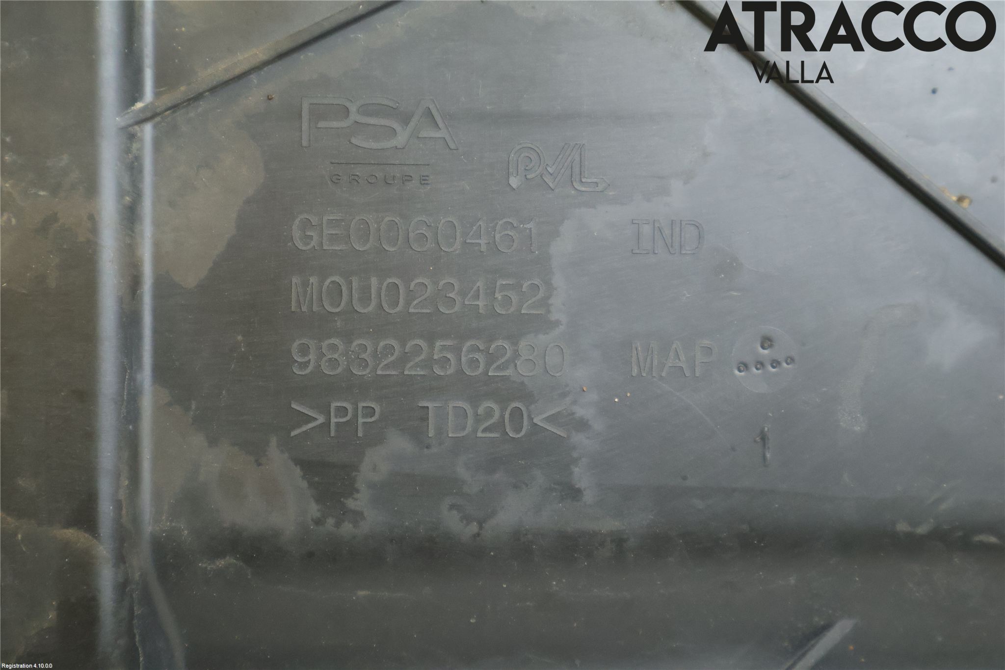 Peugeot 408 22- Bunnplate U Motor-Gear-Dørk