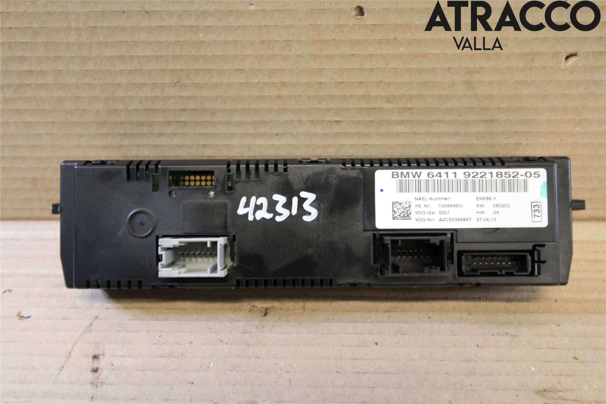 BMW 3 E90/91 SED/TOU 05-12 Varme Ac Betjening-Display