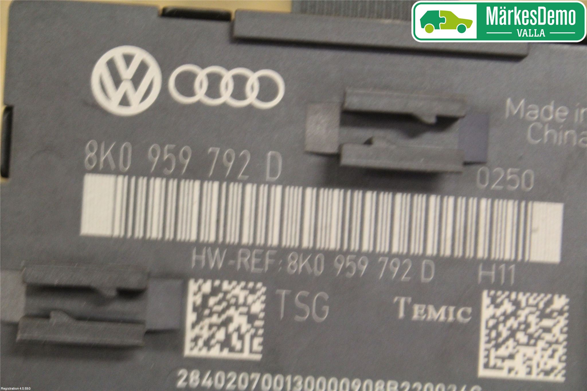 Audi A4/S4 08-11 Styreenhet Dør