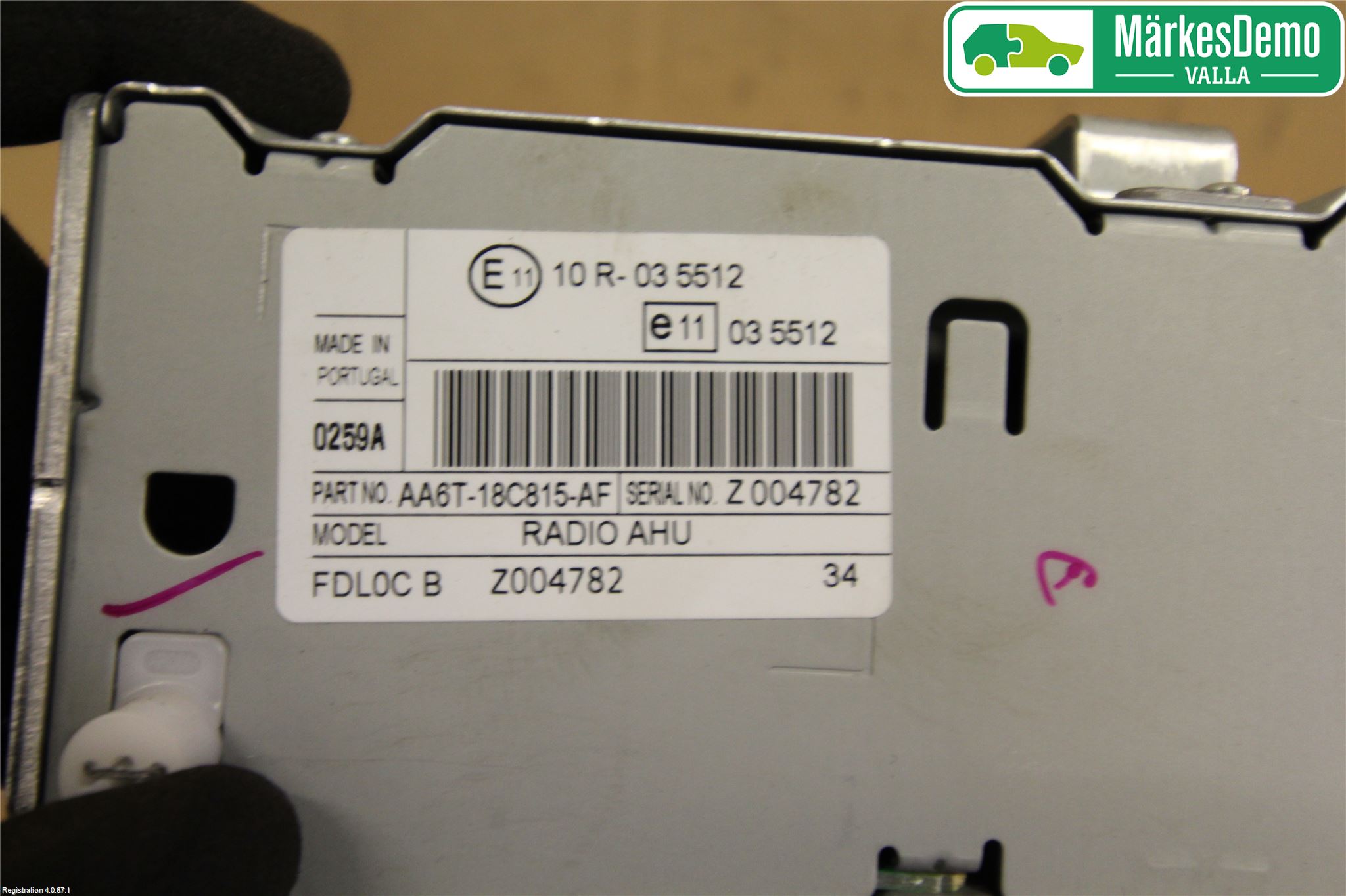 Ford FIESTA 09-12 Stereo Radio