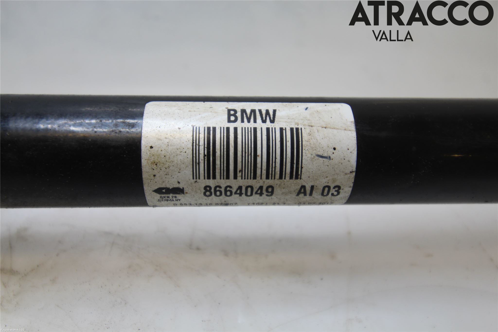 BMW 5 G30/G31/F90 17-23 Drivaksel Bak Kompl Venstre
