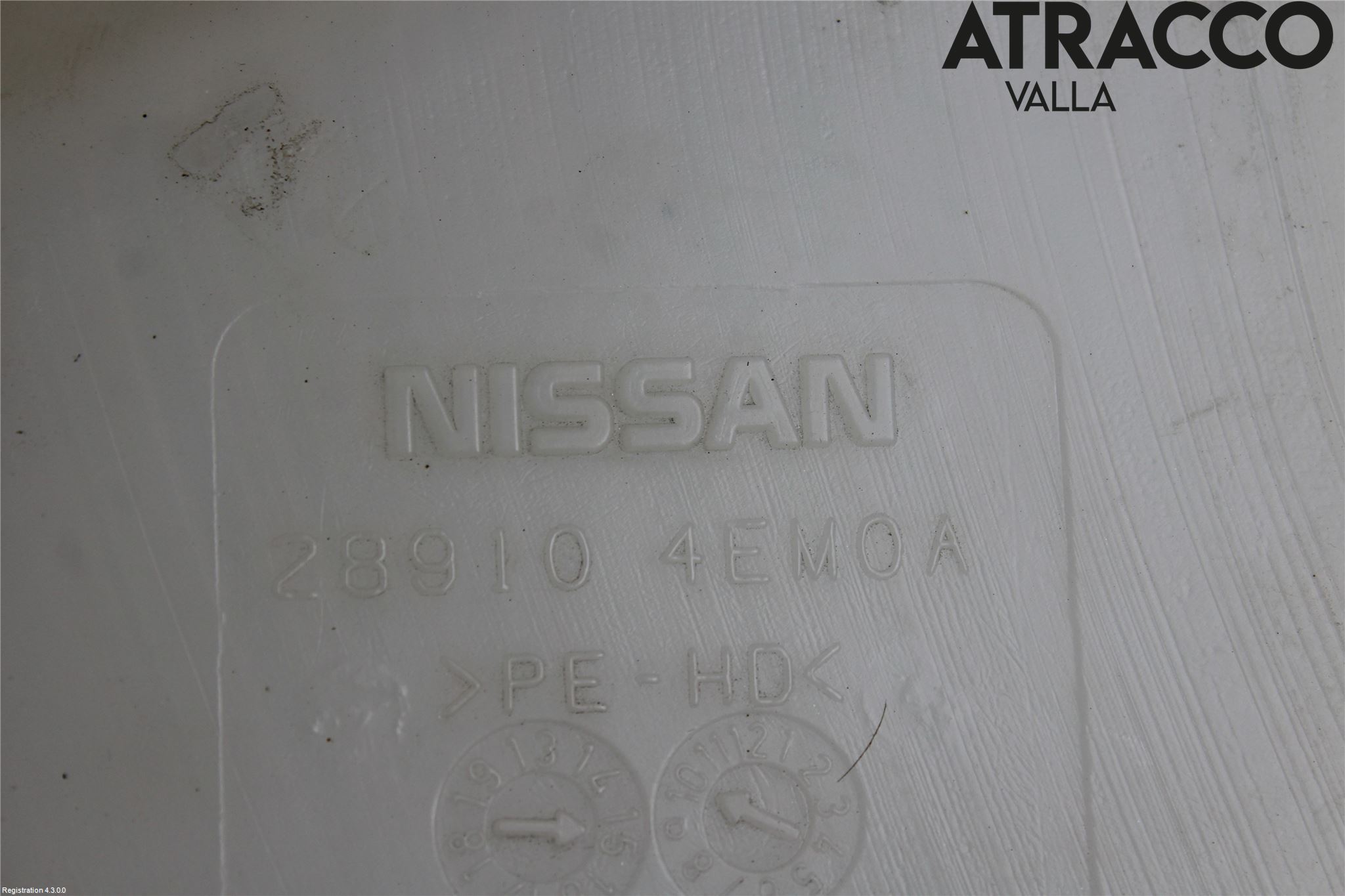 Nissan QASHQAI 14-17 Spylerbeholder Frontrute
