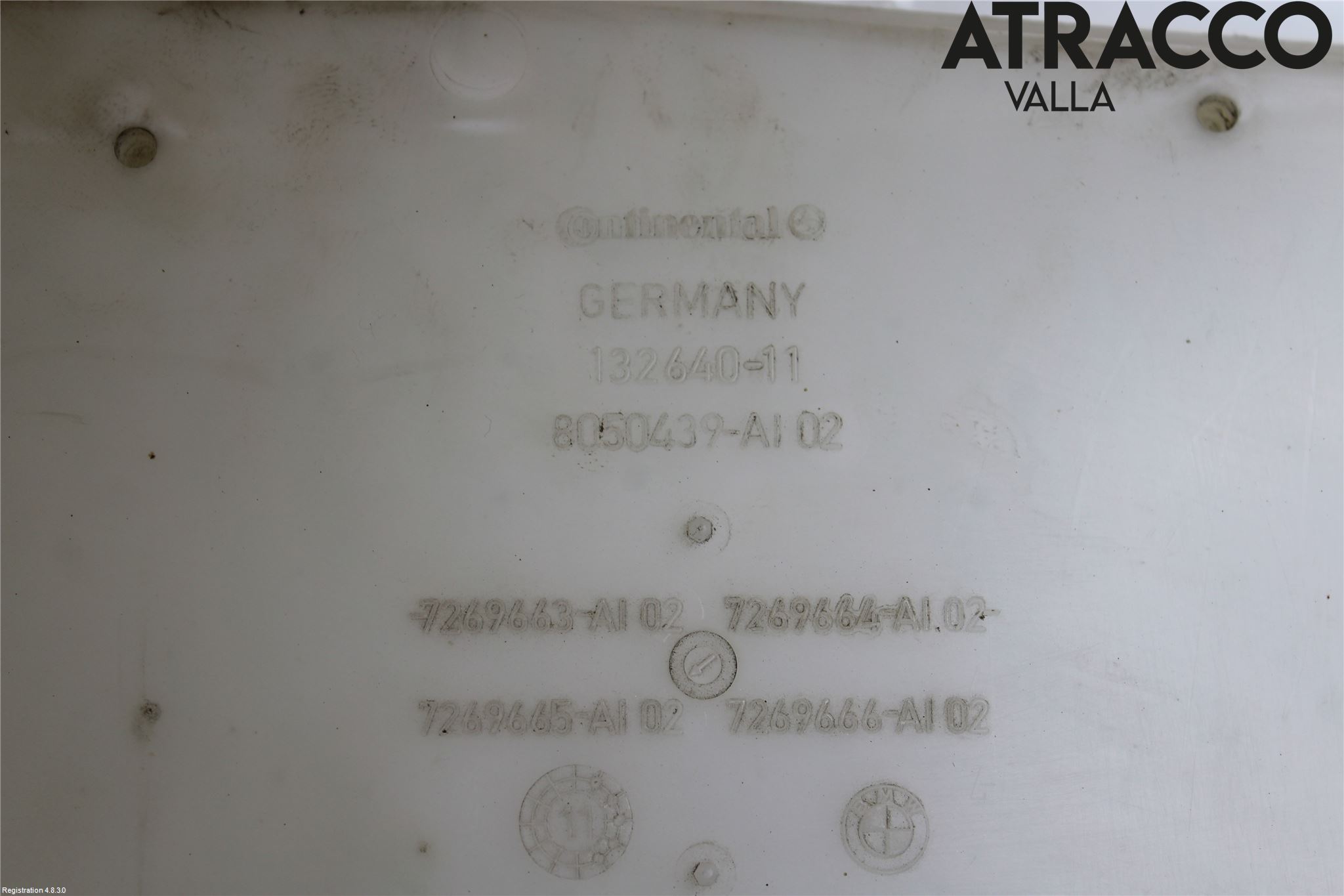 BMW 5 F10/F11/F18 09-17 Spylerbeholder Frontrute-Lykte