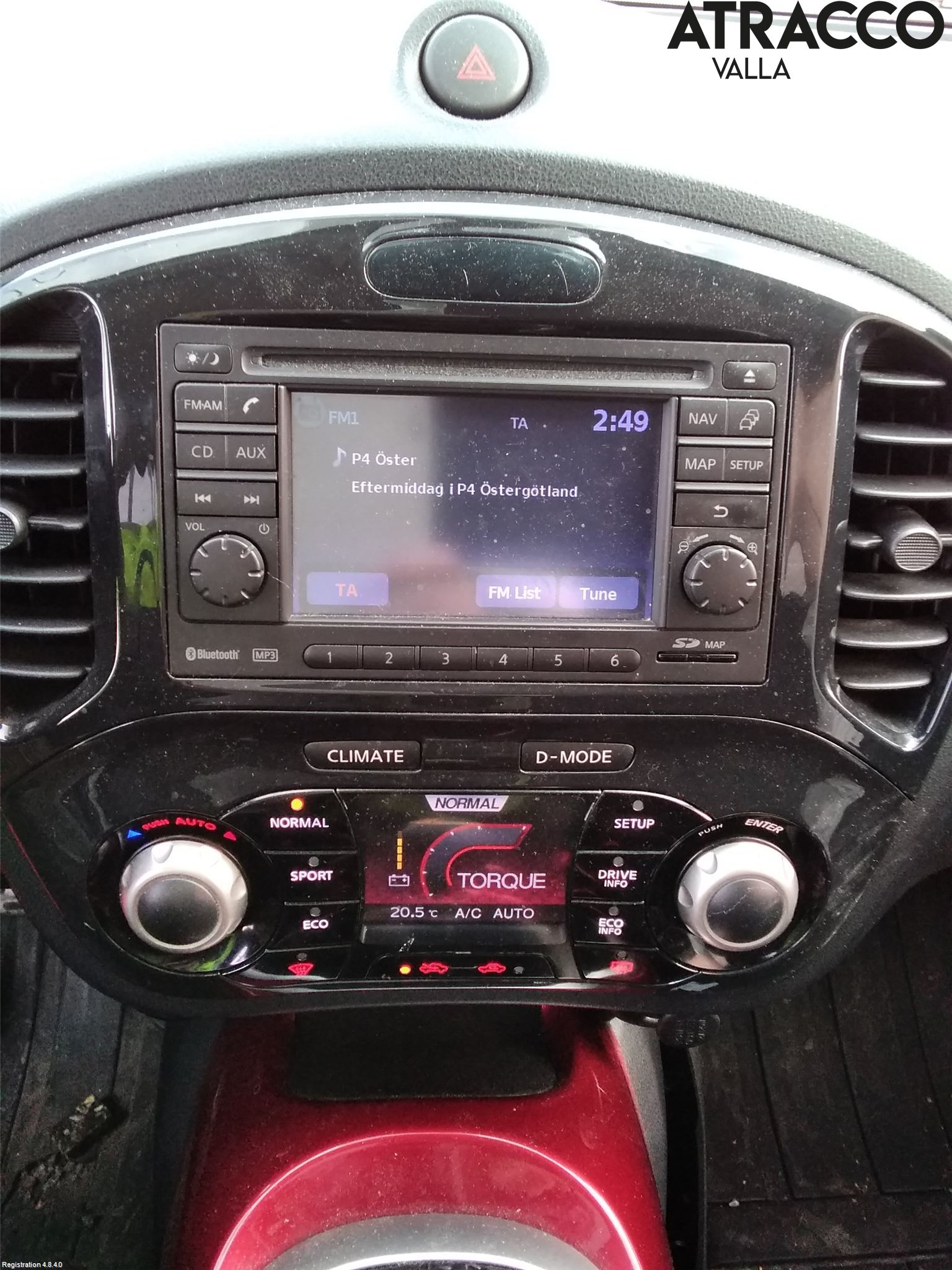 Nissan JUKE 10-14 Varme Ac Betjening-Display