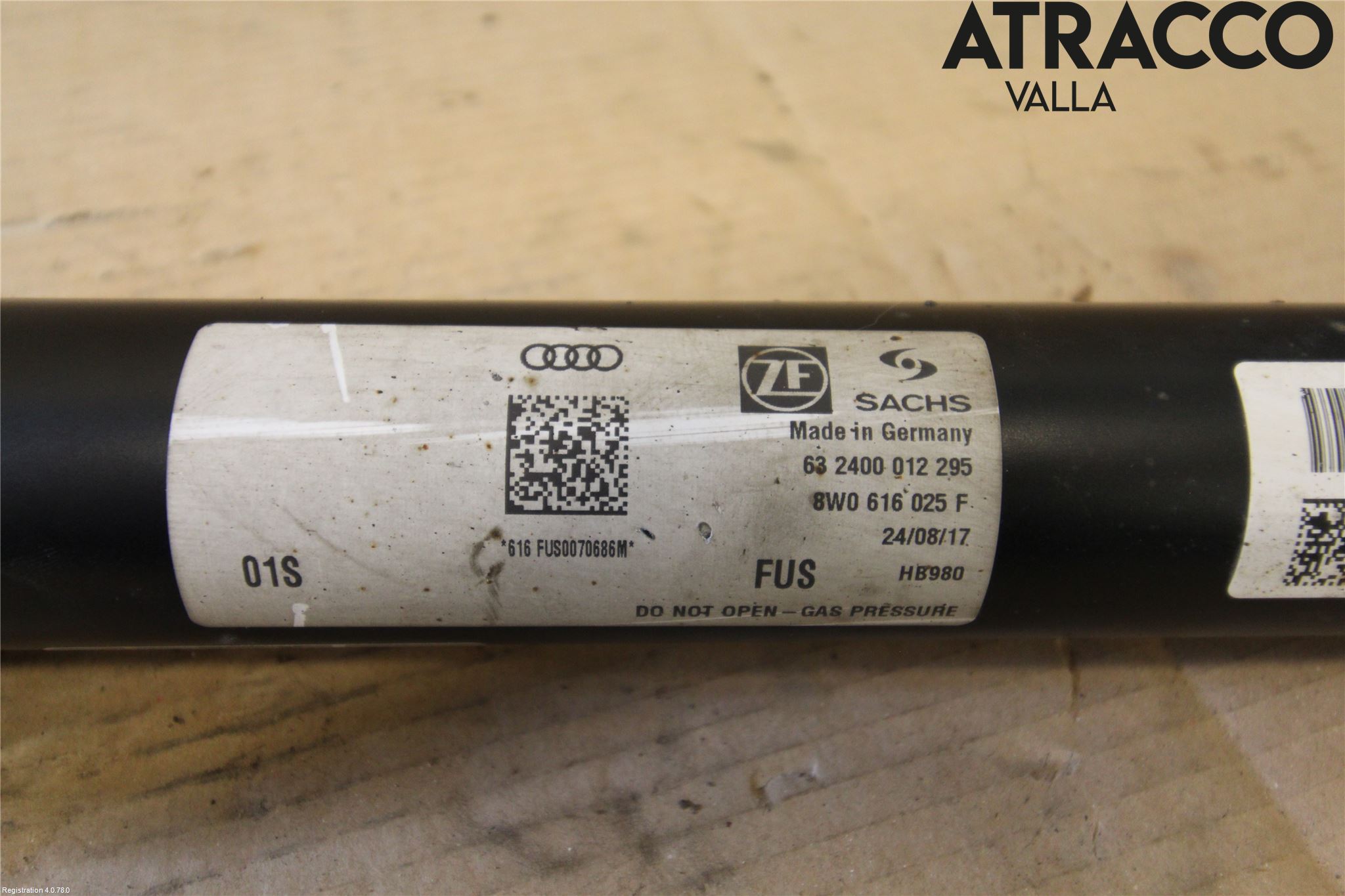 Audi A4/S4 B9 16-19 Støtdemper Bak