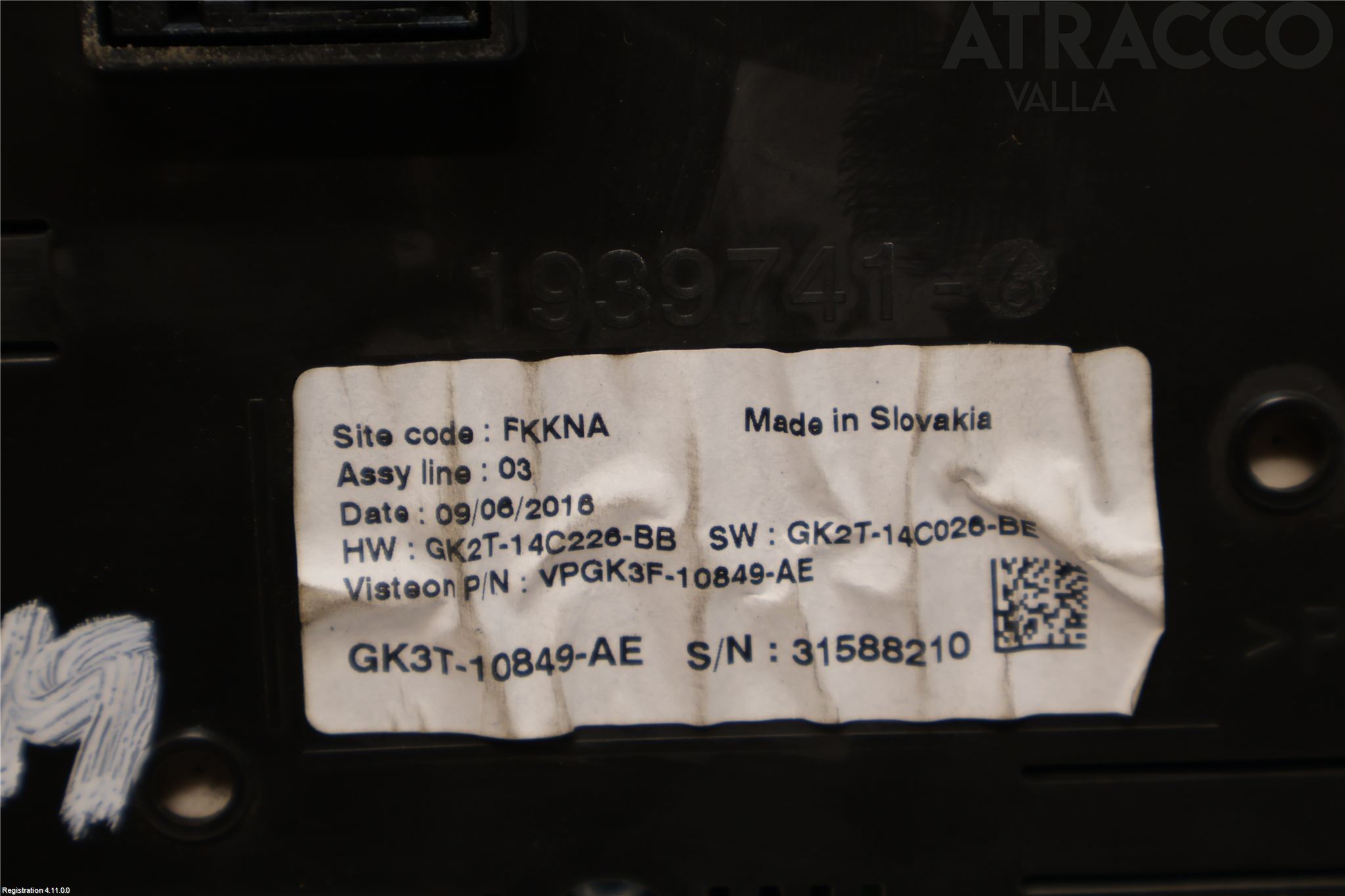 Ford TRANSIT SKÅP/BUSS 14-22 Instr Kombinert