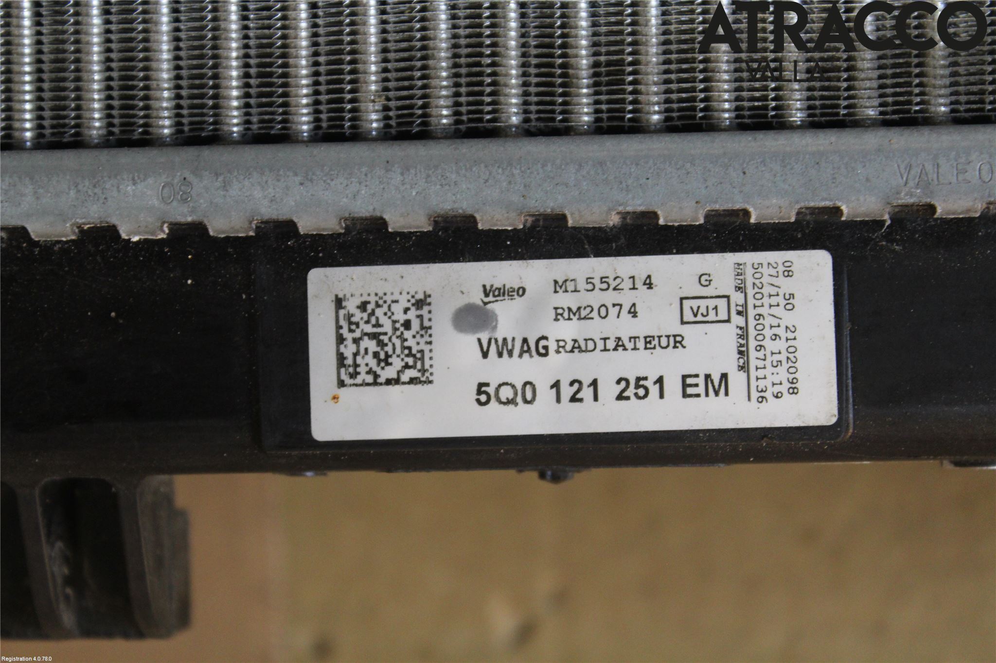 Volkswagen VW GOLF / E-GOLF VII 13-20 Radiator Manuell