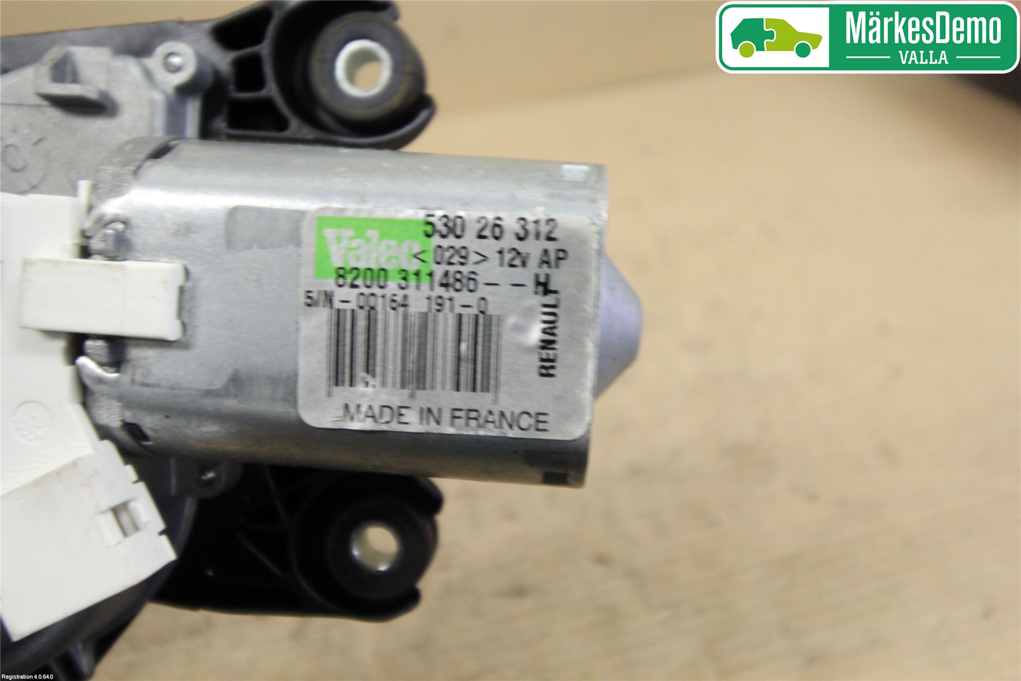 Renault CLIO III  09-12 Viskermotor Bakluke