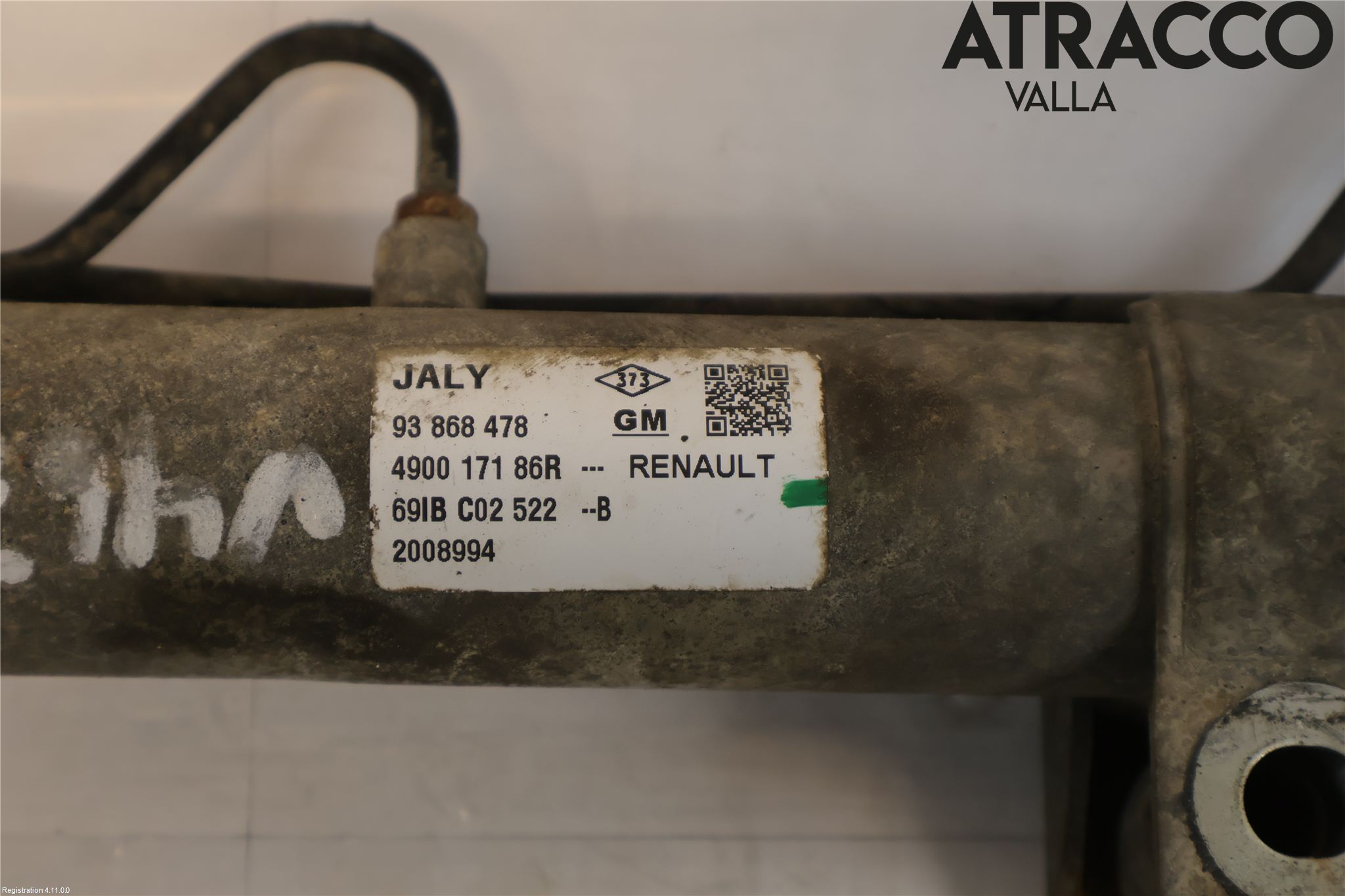 Opel VIVARO 15-19 Servo Snekke - Tannstang