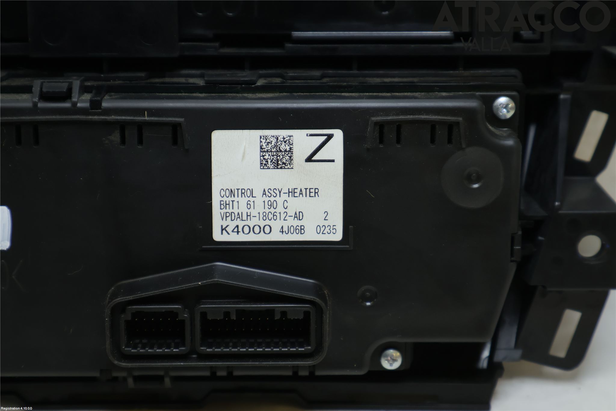 Mazda 3 III 14-19 Varme Ac Betjening-Display