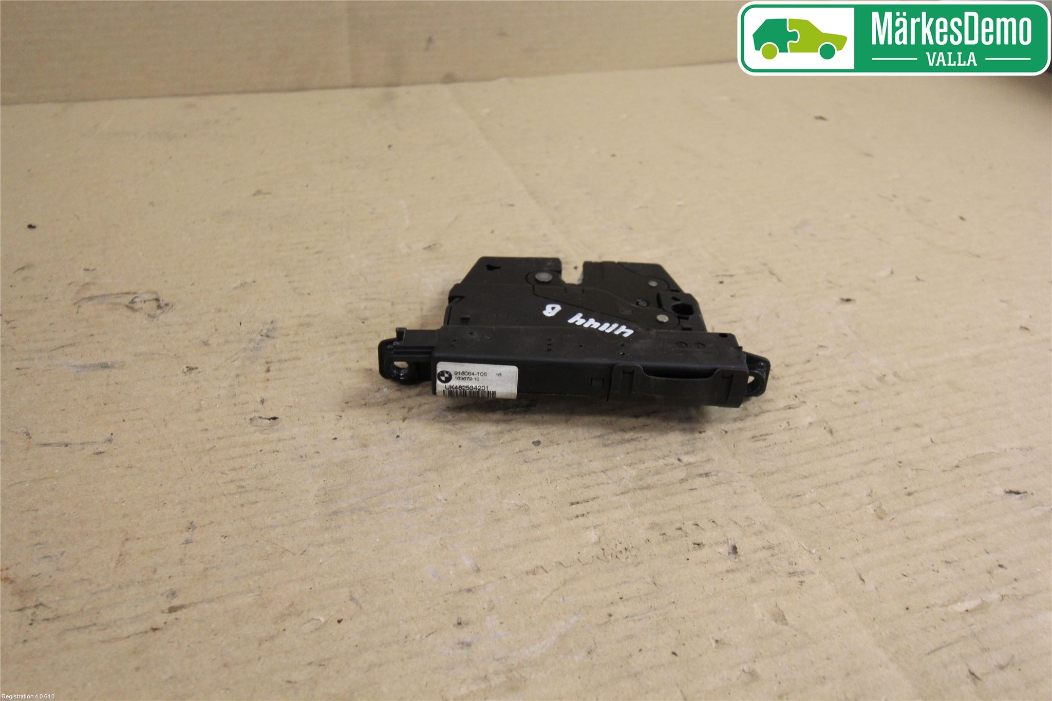 BMW 5 F10/F11/F18 09-17 Bakluke-Lokk Låsekasse