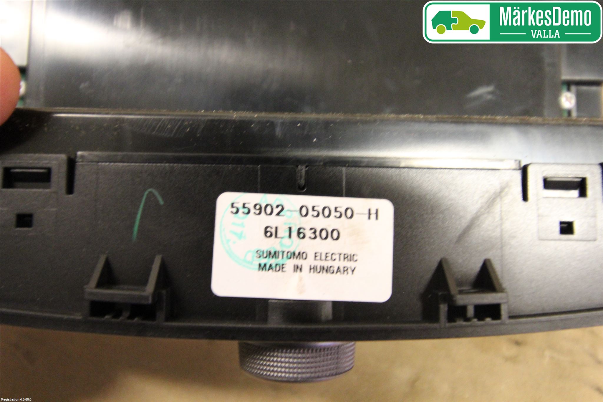 Toyota AVENSIS 07-08 Varme Ac Betjening-Display
