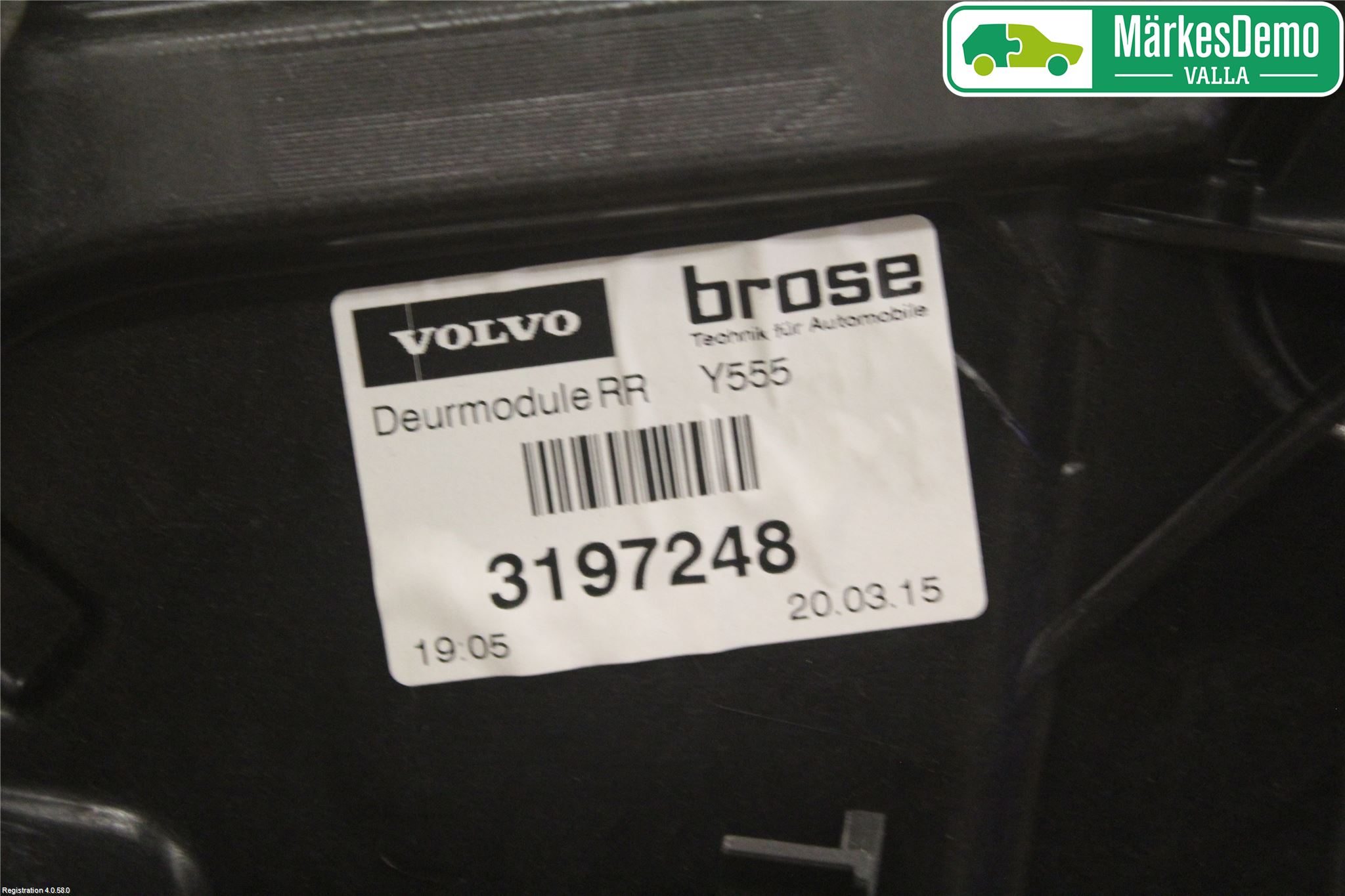 Volvo V40 12-19 Vindusheis El Komp