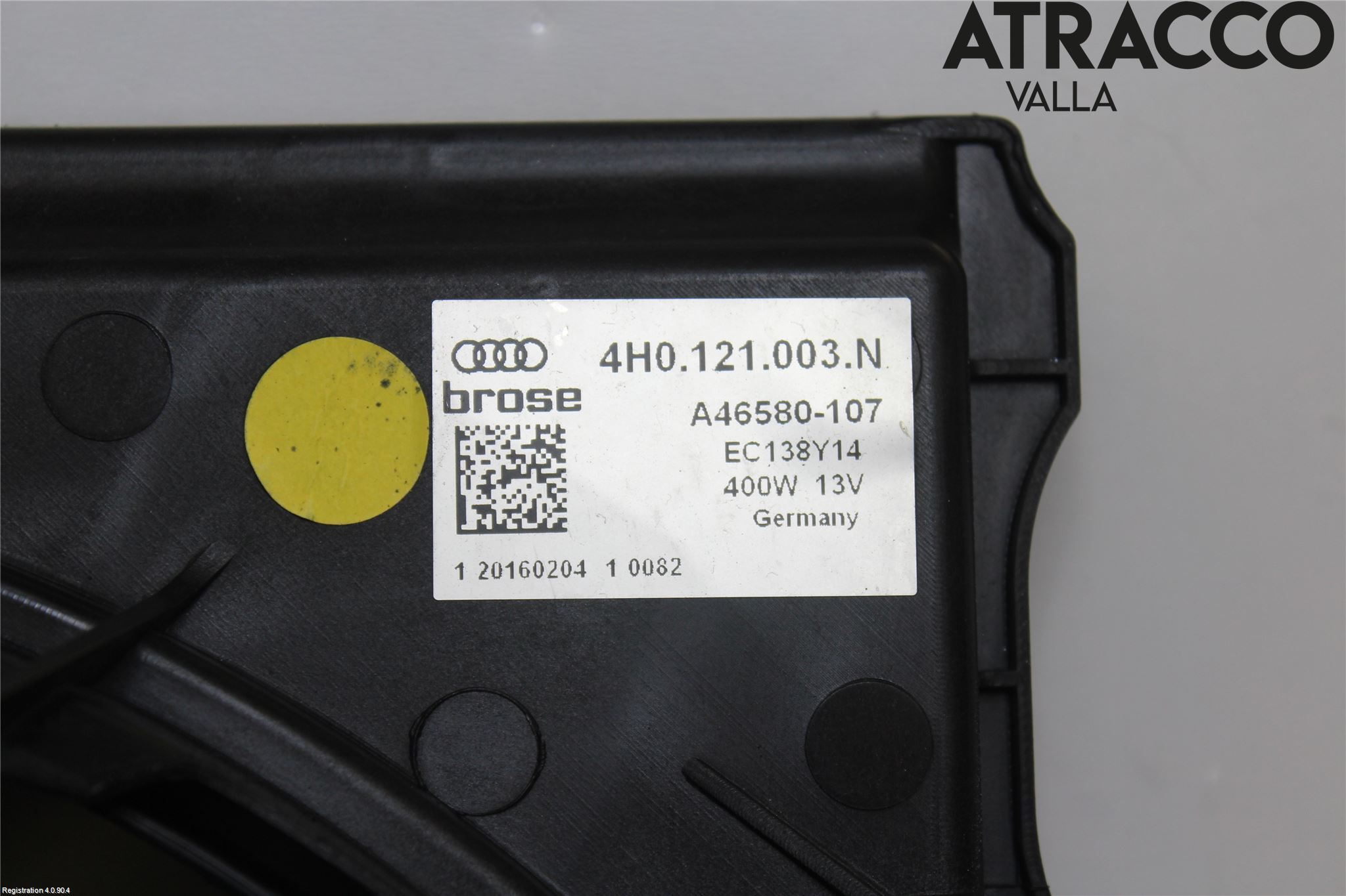 Audi A6/S6 4G 11-18 Kjølevifte Elektrisk