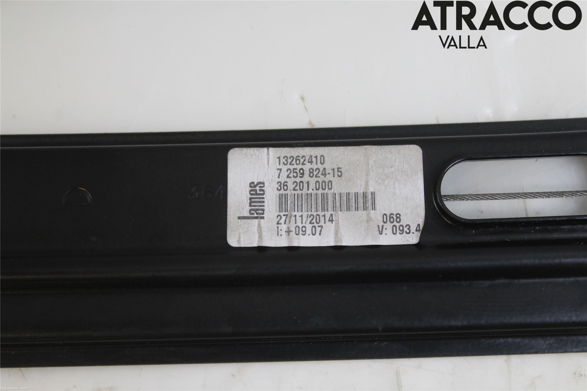 BMW 3 F30/F31/F80 12-19 Vindusheis El Komp