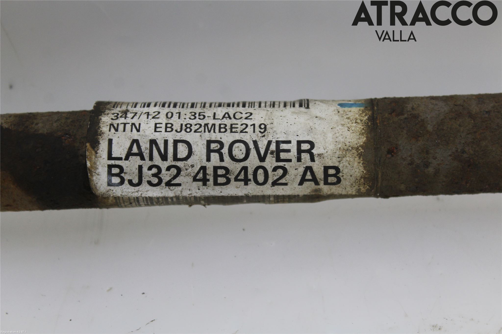 Landrover LAND ROVER RANGE ROVER EVOQUE (L538) 11-18 Drivaksel Bak Kompl Høyre