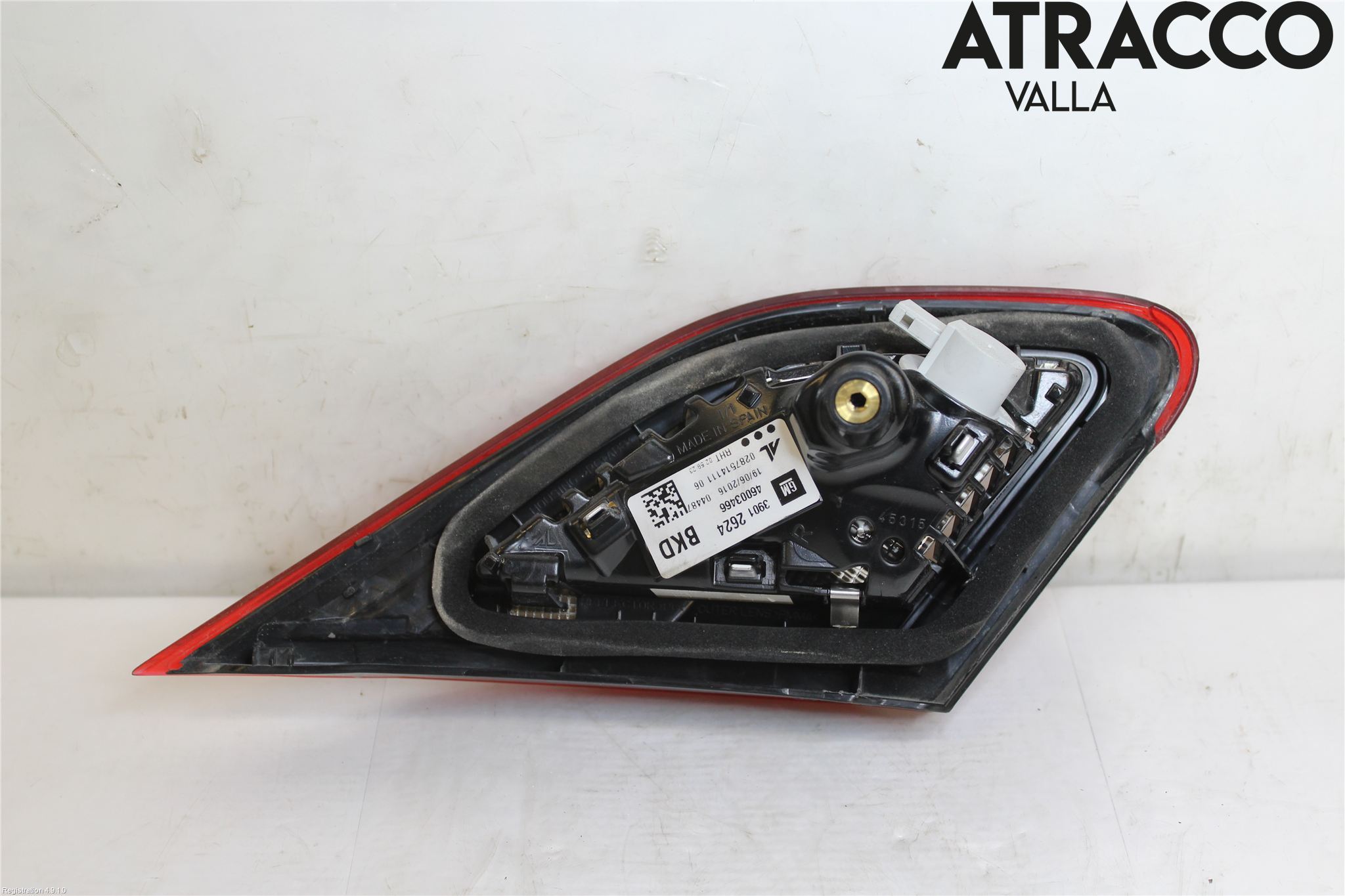 Opel CORSA E 15-19 Baklykt Høyre  På Luke(Indre)
