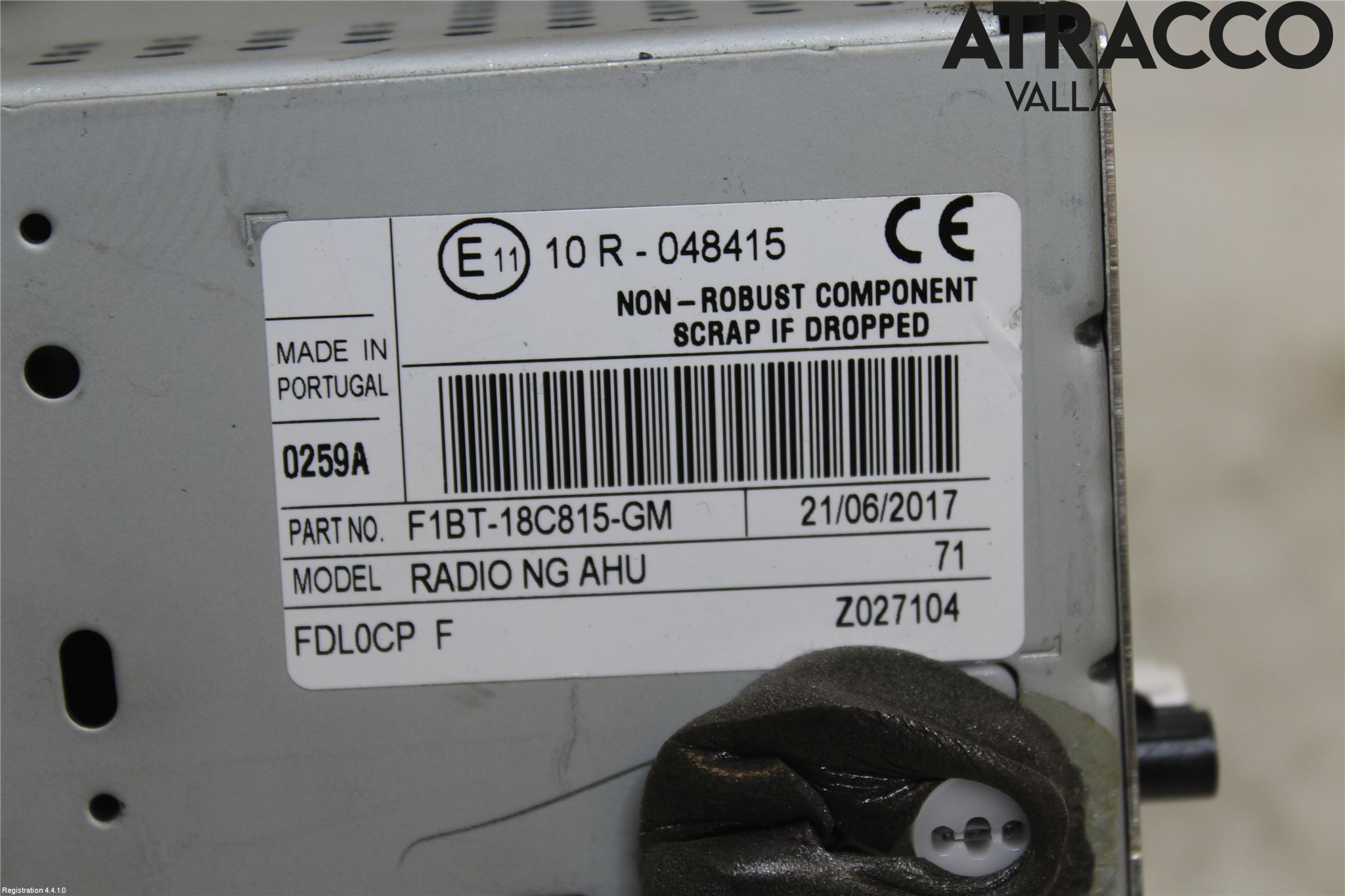 Ford TRANSIT/TOURNEO CONNECT 13-22 Stereo Radio Med Cd