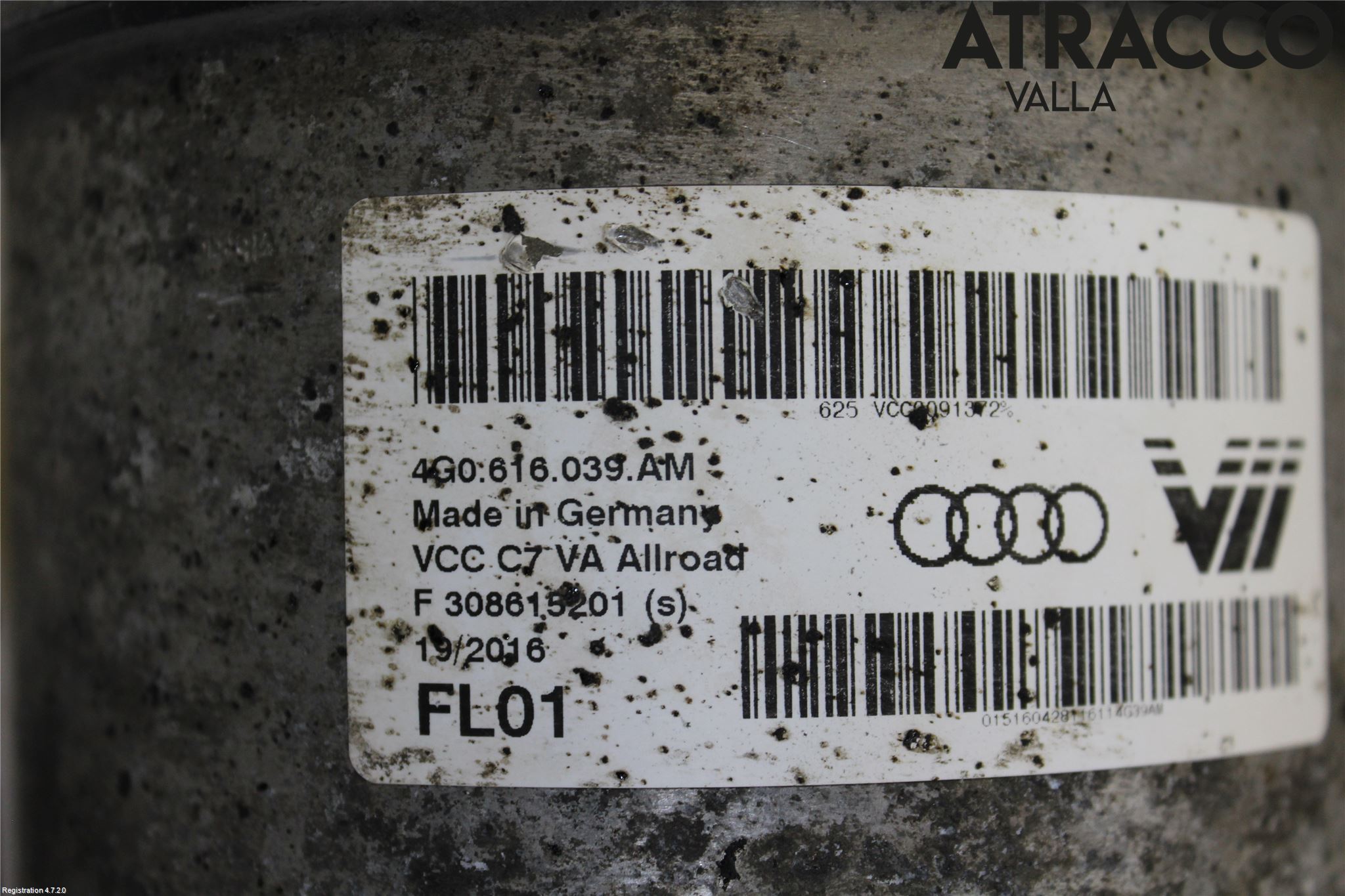 Audi A6 ALLROAD 12-18 Fjærbein Foran Venstre